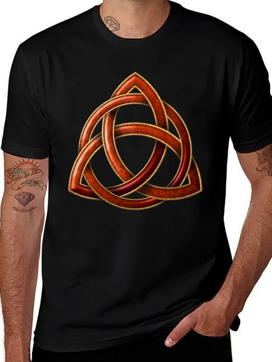 Celtic Knot T-Shirt - Copper Trinity Design