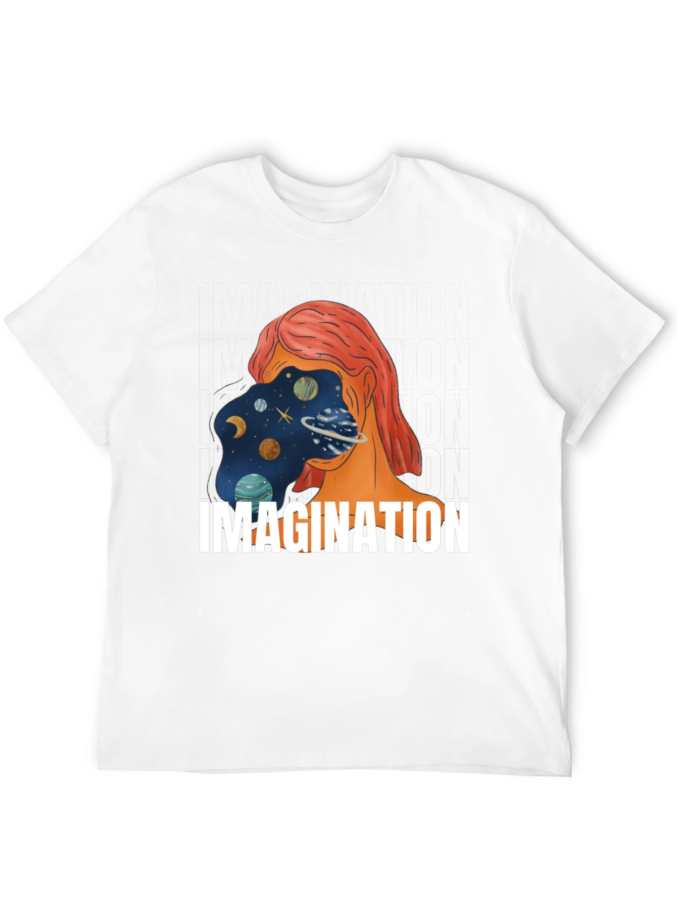Imagination Universe Graphic Print Tee