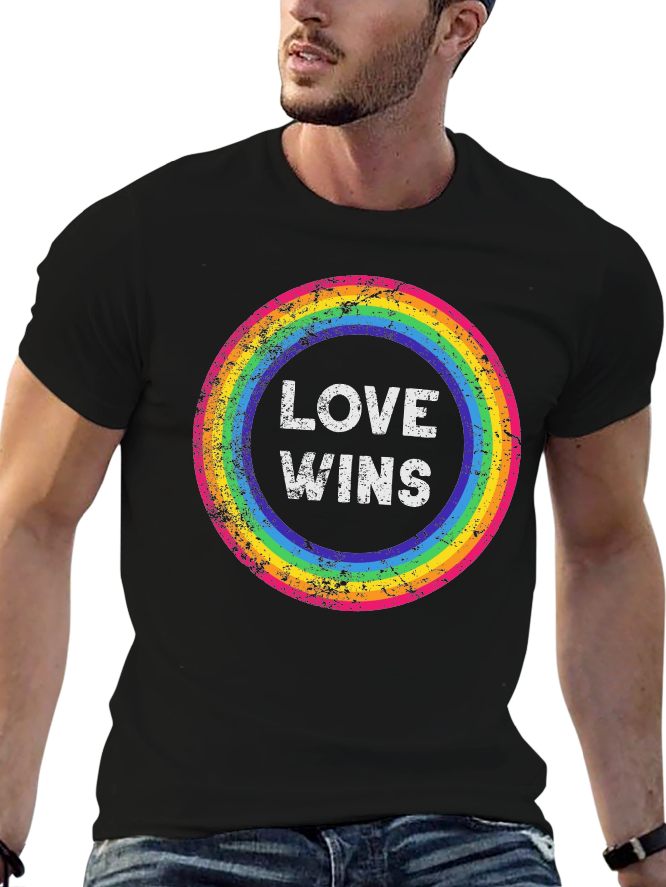 Love Wins Rainbow Pride T-Shirt