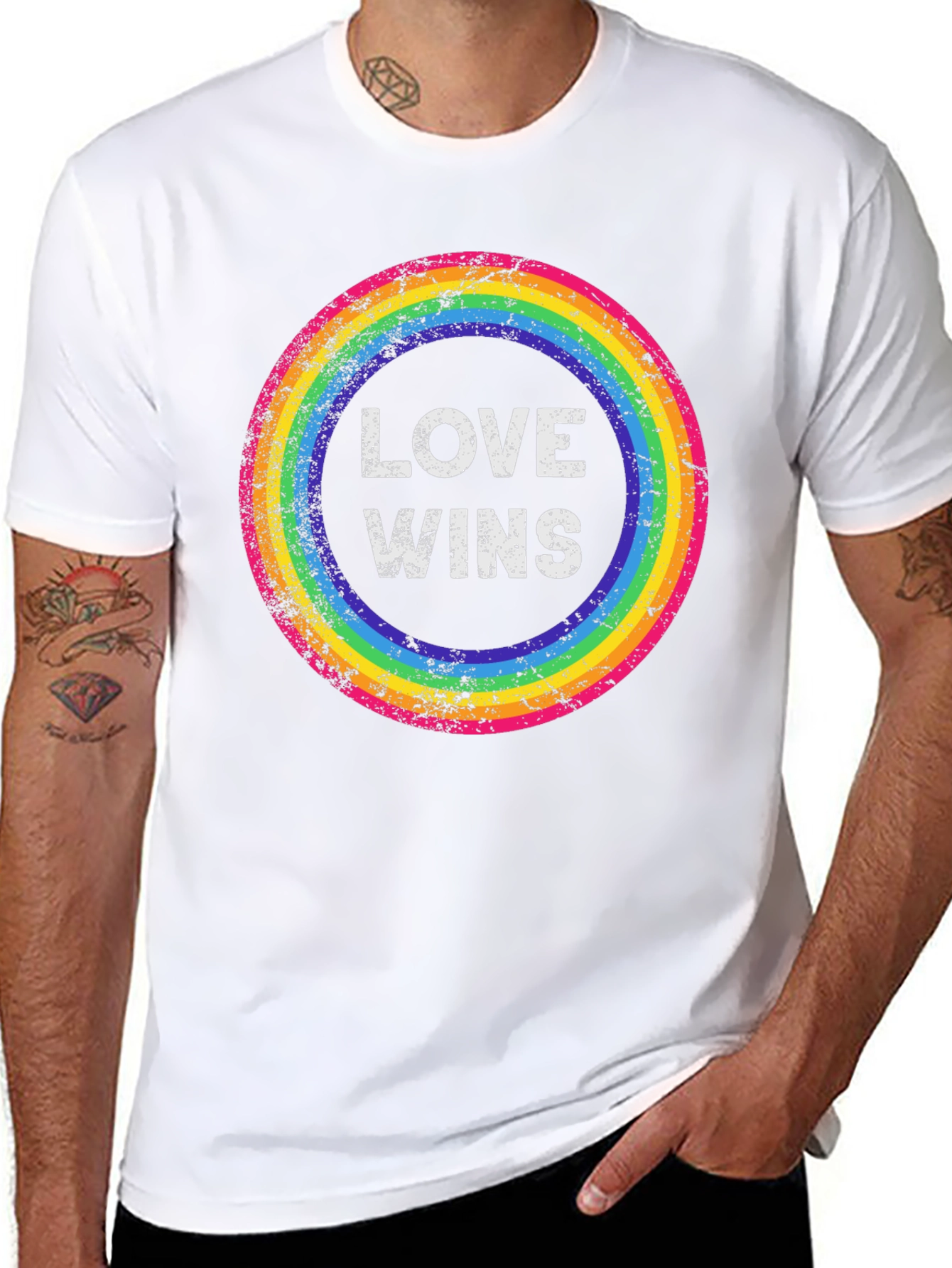 Love Wins Rainbow Pride T-Shirt