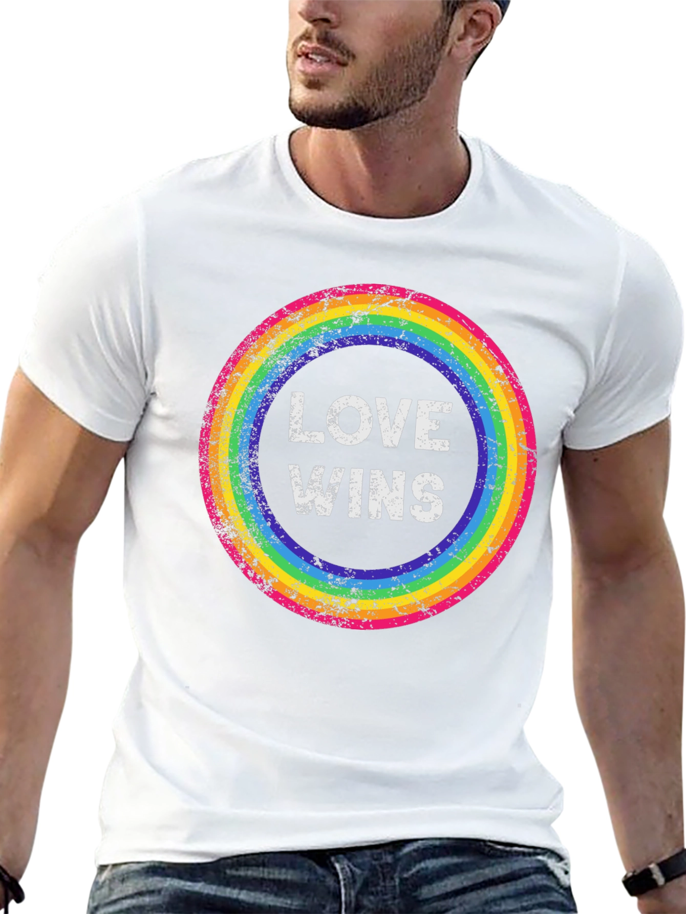 Love Wins Rainbow Pride T-Shirt