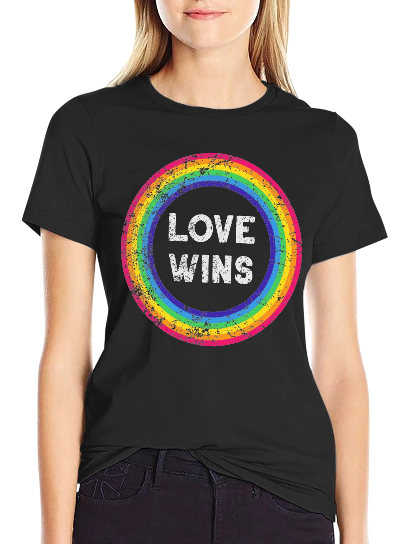 Love Wins Rainbow Pride T-Shirt