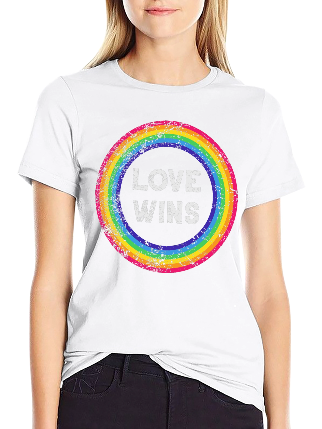 Love Wins Rainbow Pride T-Shirt