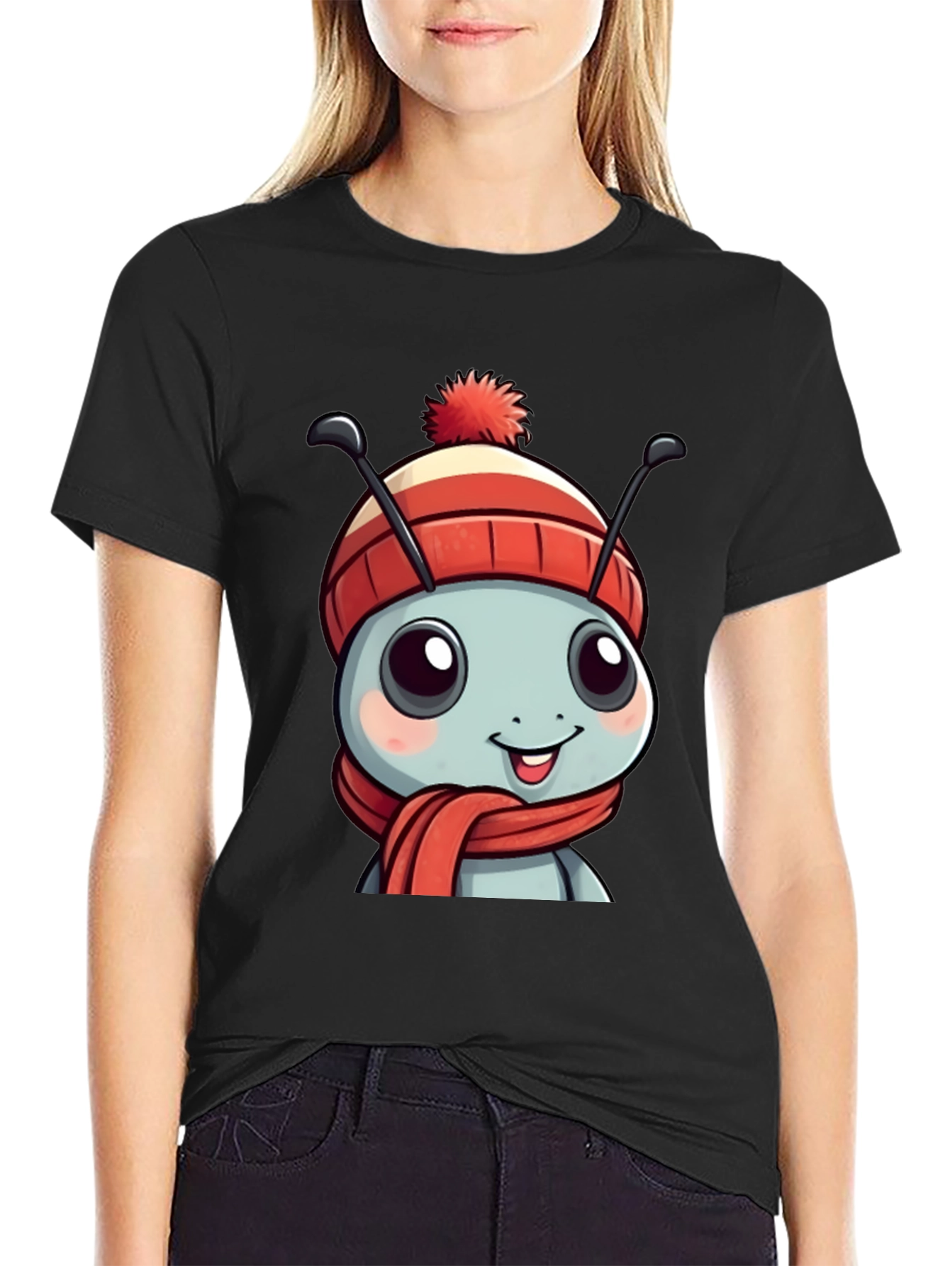 Cute Cartoon Ant Winter T-Shirt