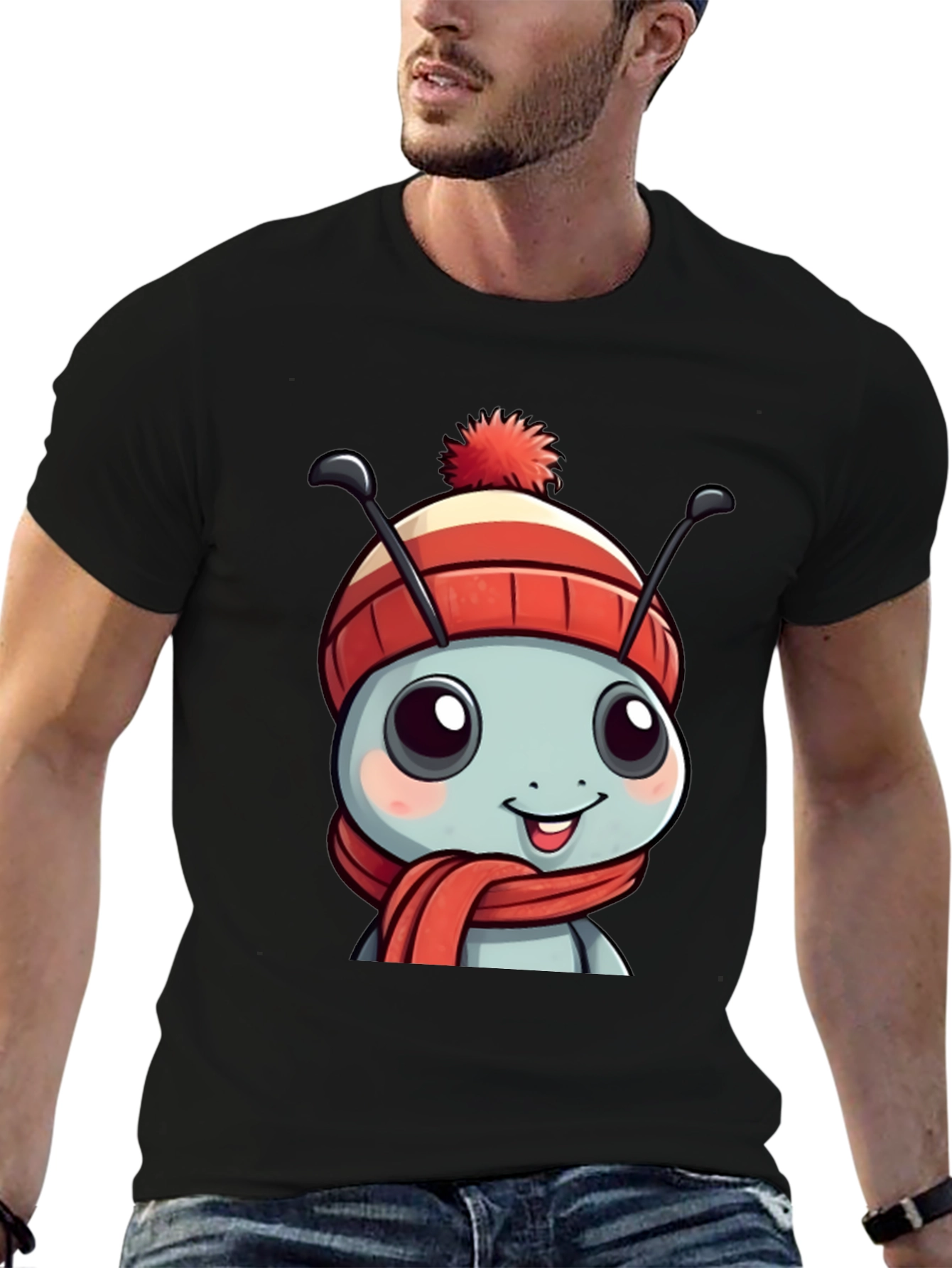 Cute Cartoon Ant Winter T-Shirt