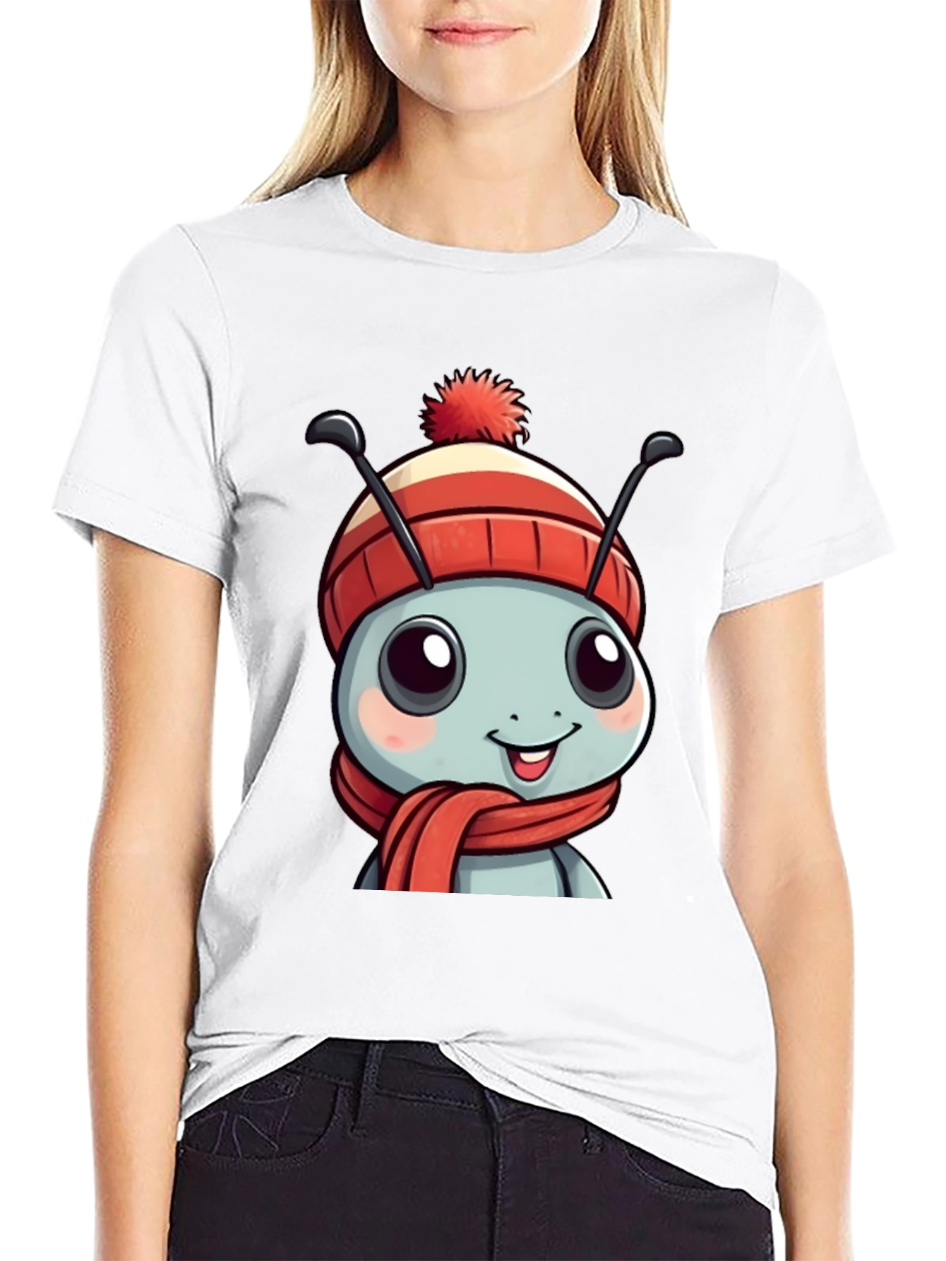 Cute Cartoon Ant Winter T-Shirt