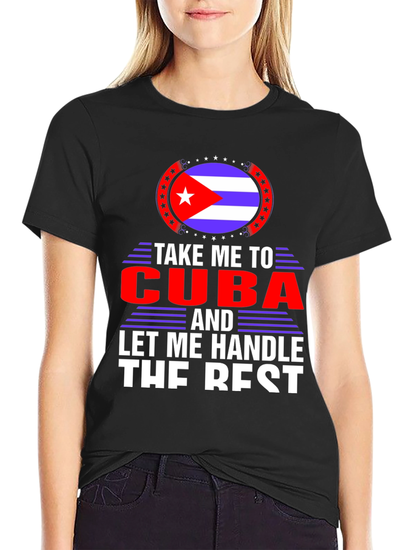 Take Me To Cuba Black T-Shirt