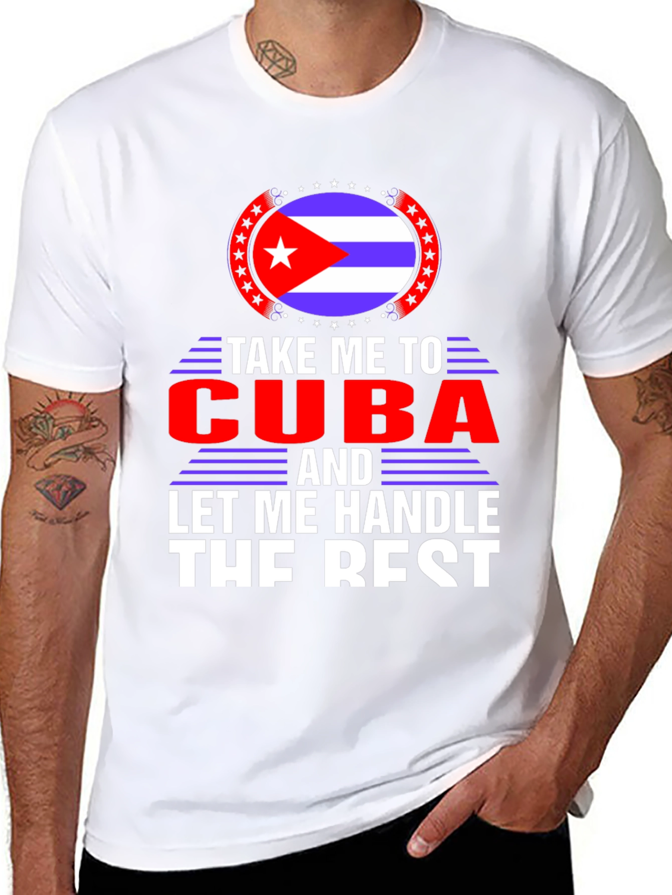 Take Me To Cuba Black T-Shirt