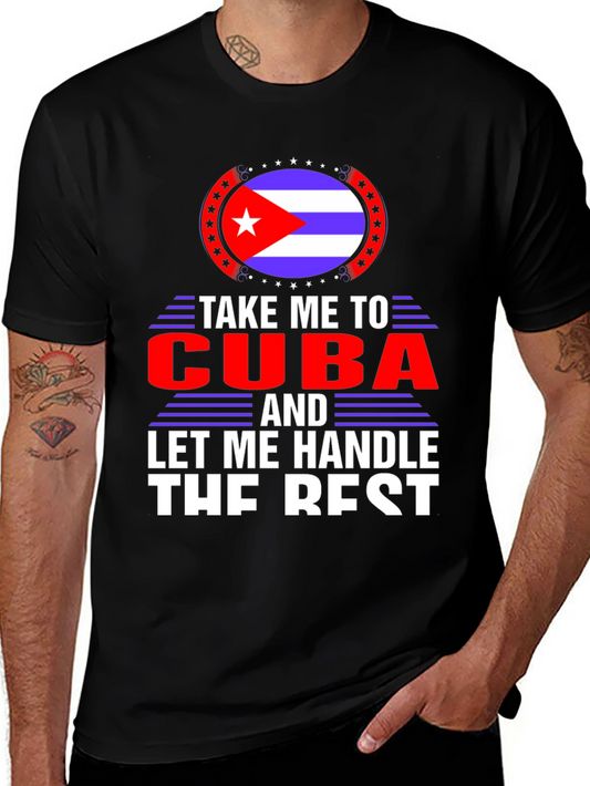 Take Me To Cuba Black T-Shirt
