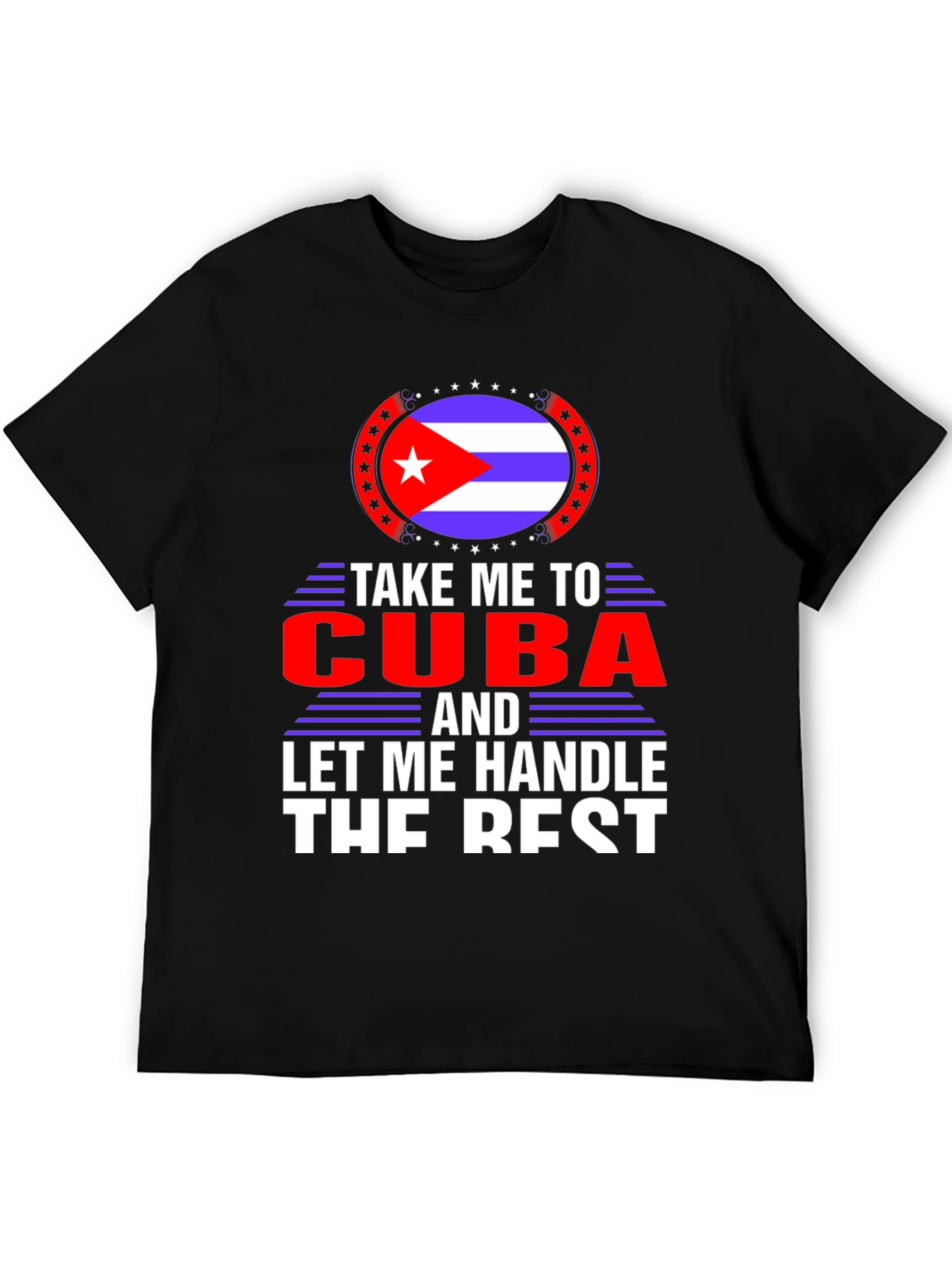 Take Me To Cuba Black T-Shirt