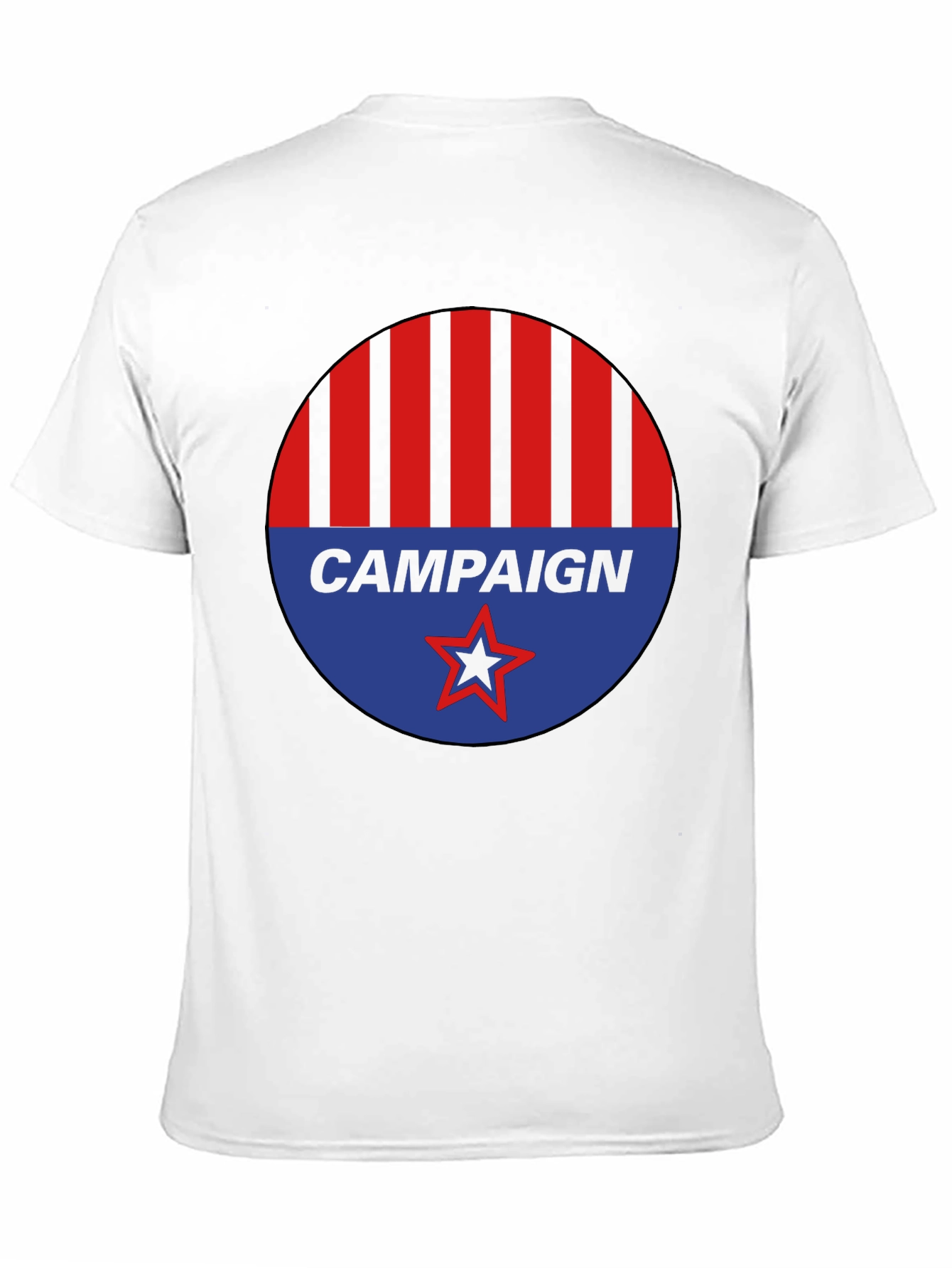 Campaign Graphic Tee - Red Blue Black