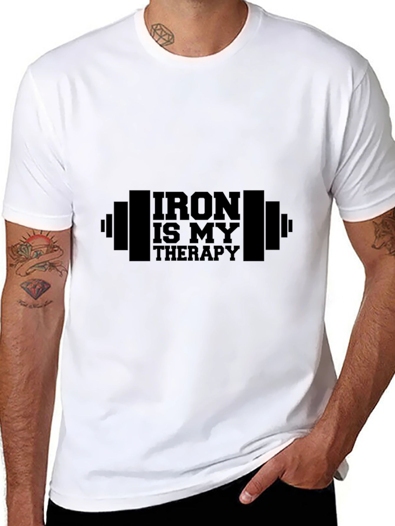 Iron is My Therapy Graphic T-Shirt