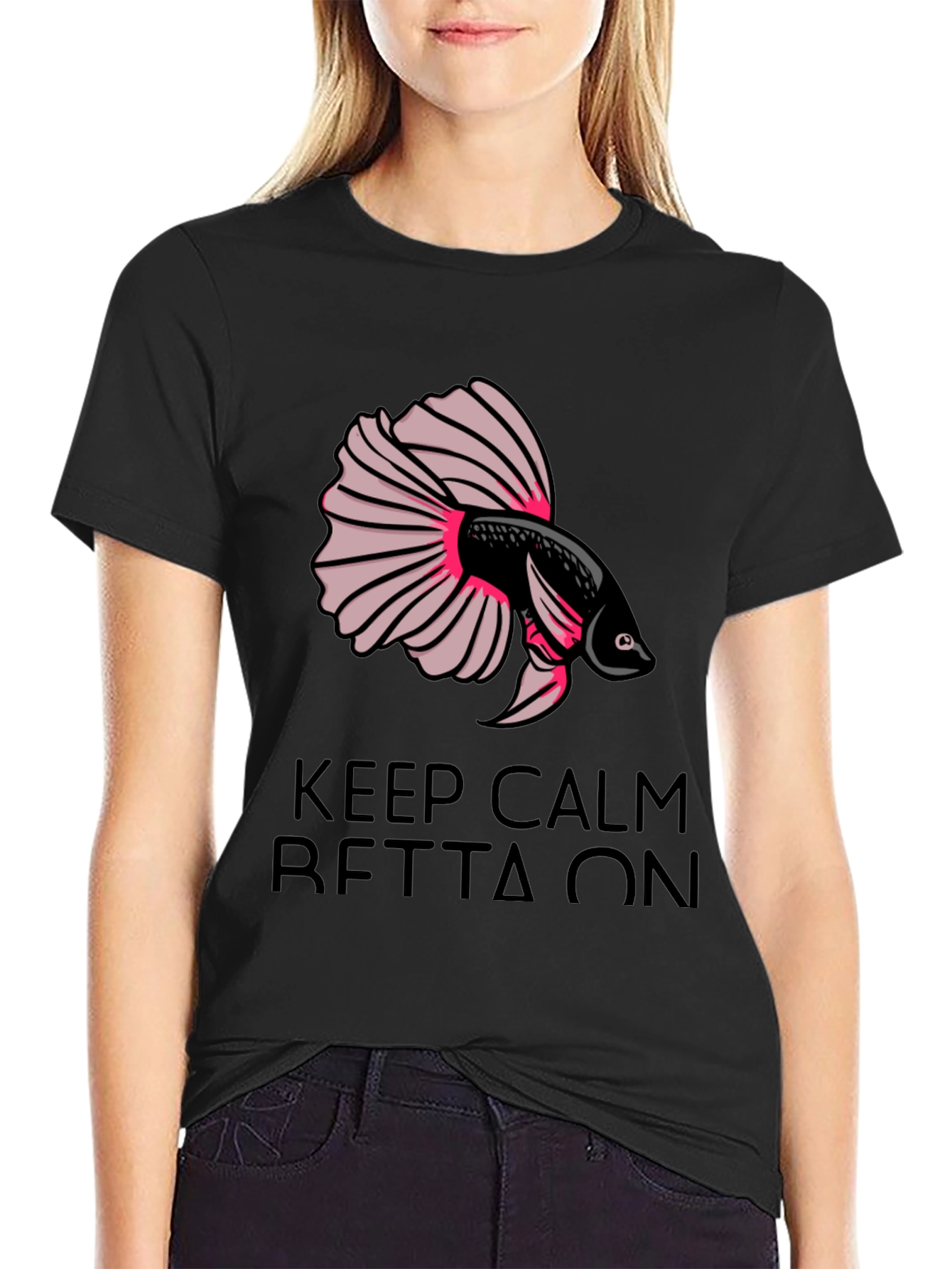 Keep Calm Betta On T-Shirt