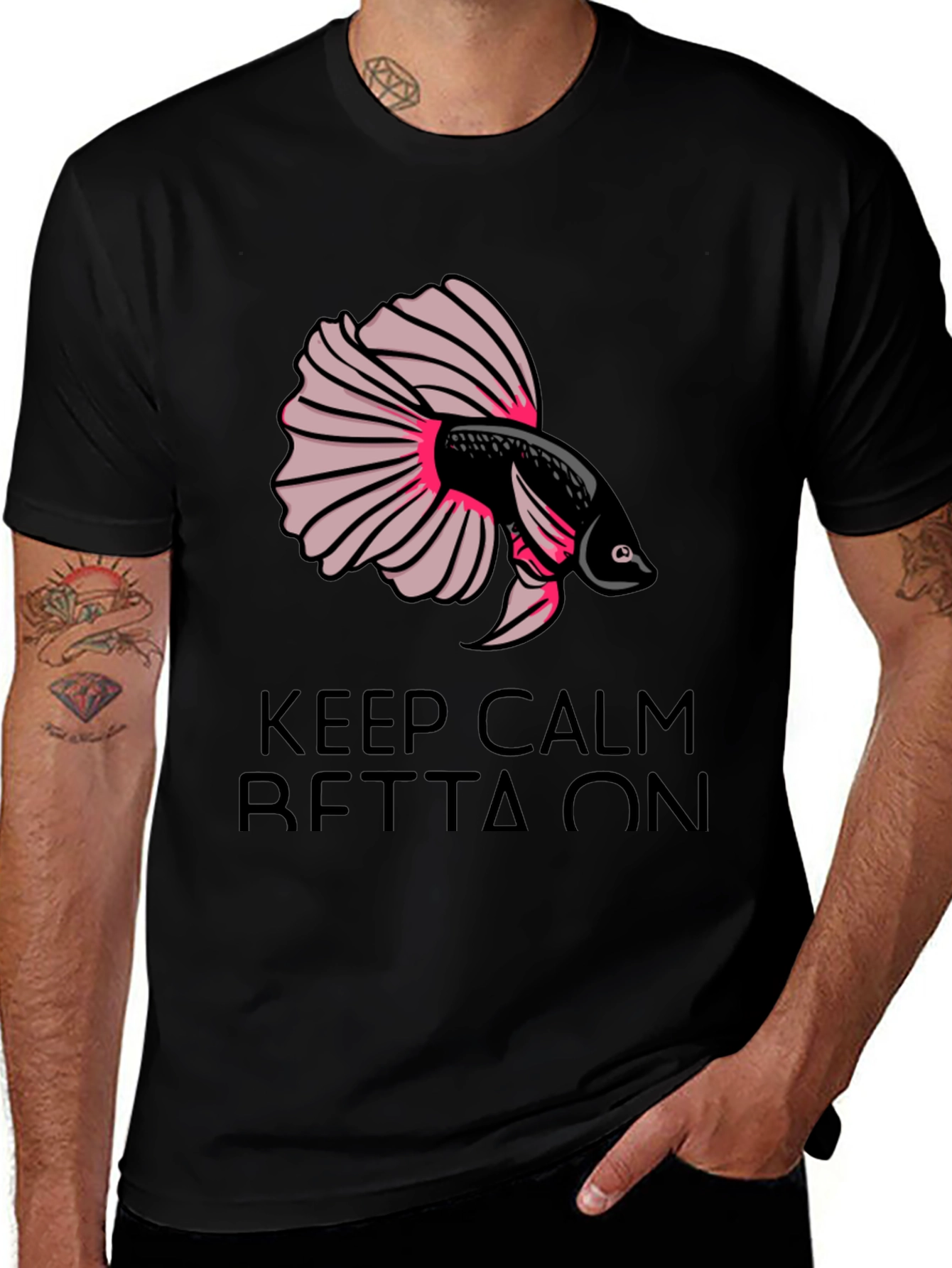 Keep Calm Betta On T-Shirt