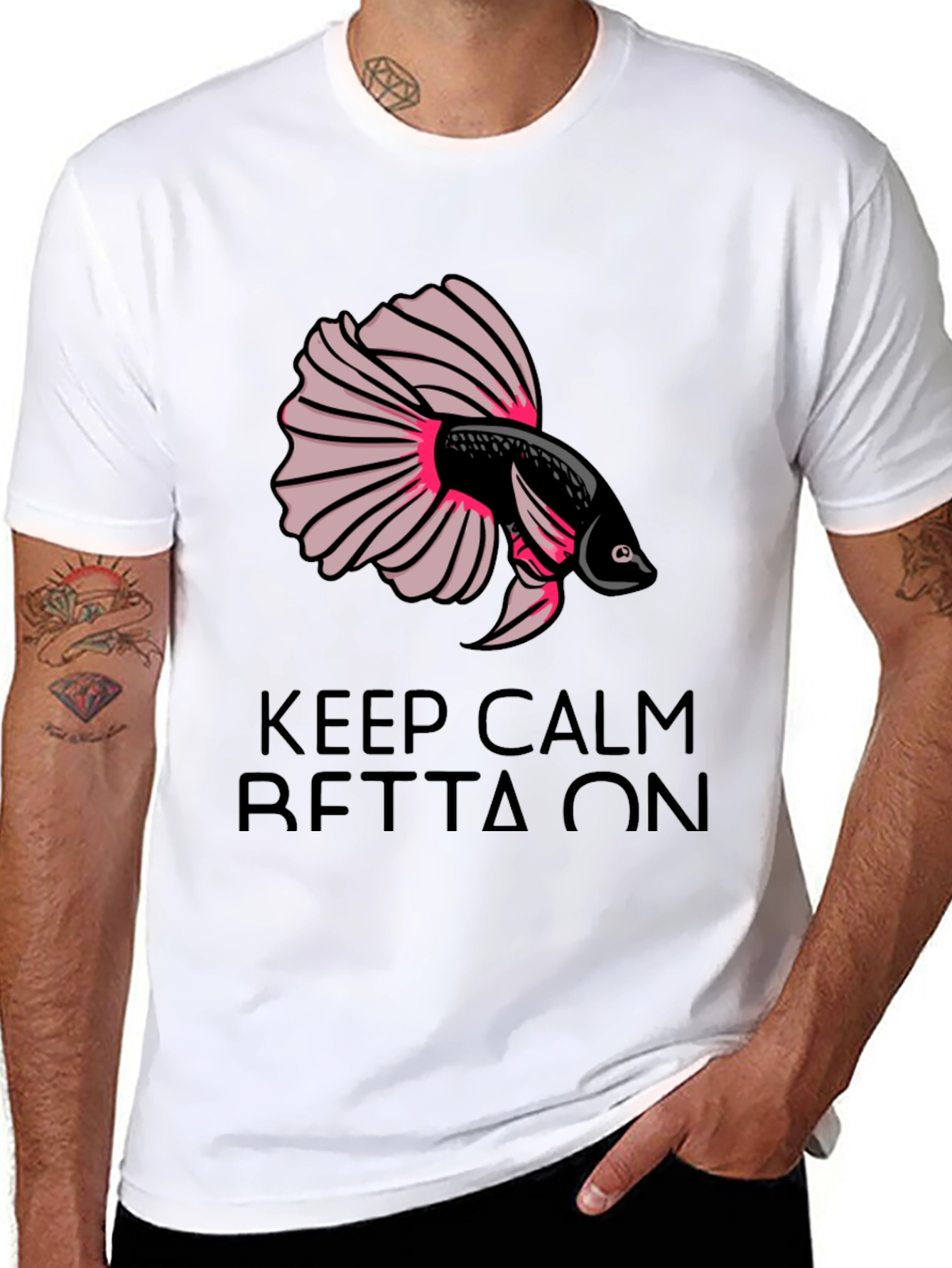 Keep Calm Betta On T-Shirt