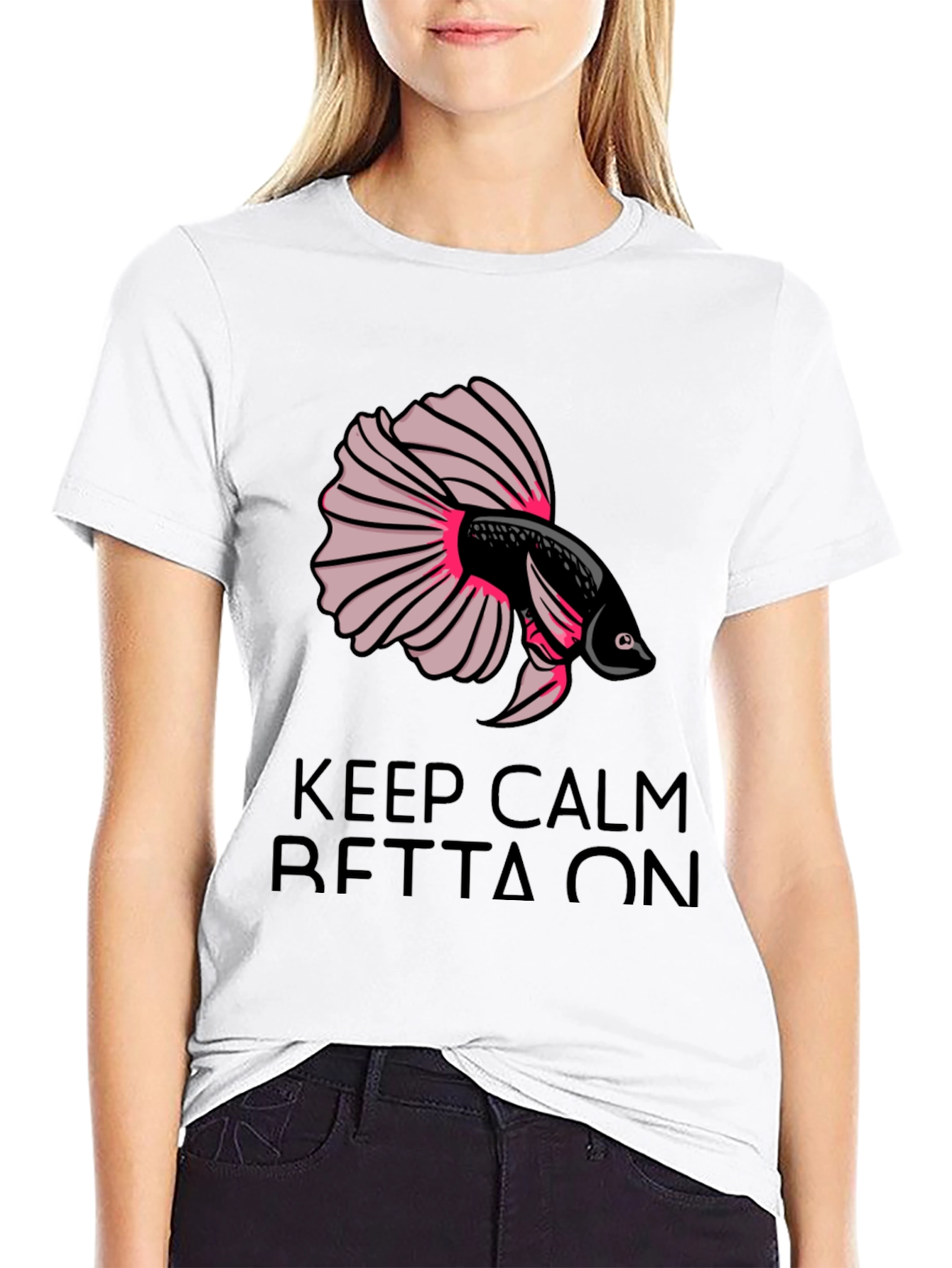 Keep Calm Betta On T-Shirt