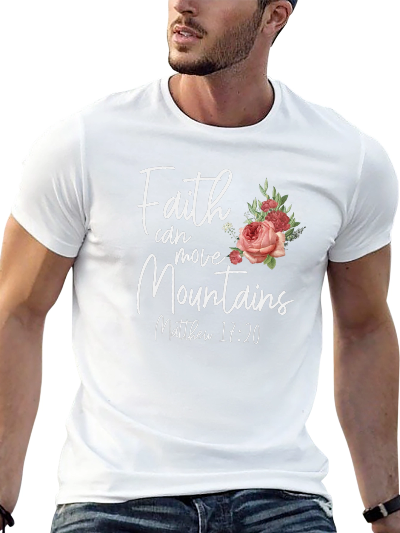 Faith Can Move Mountains Christian T-Shirt