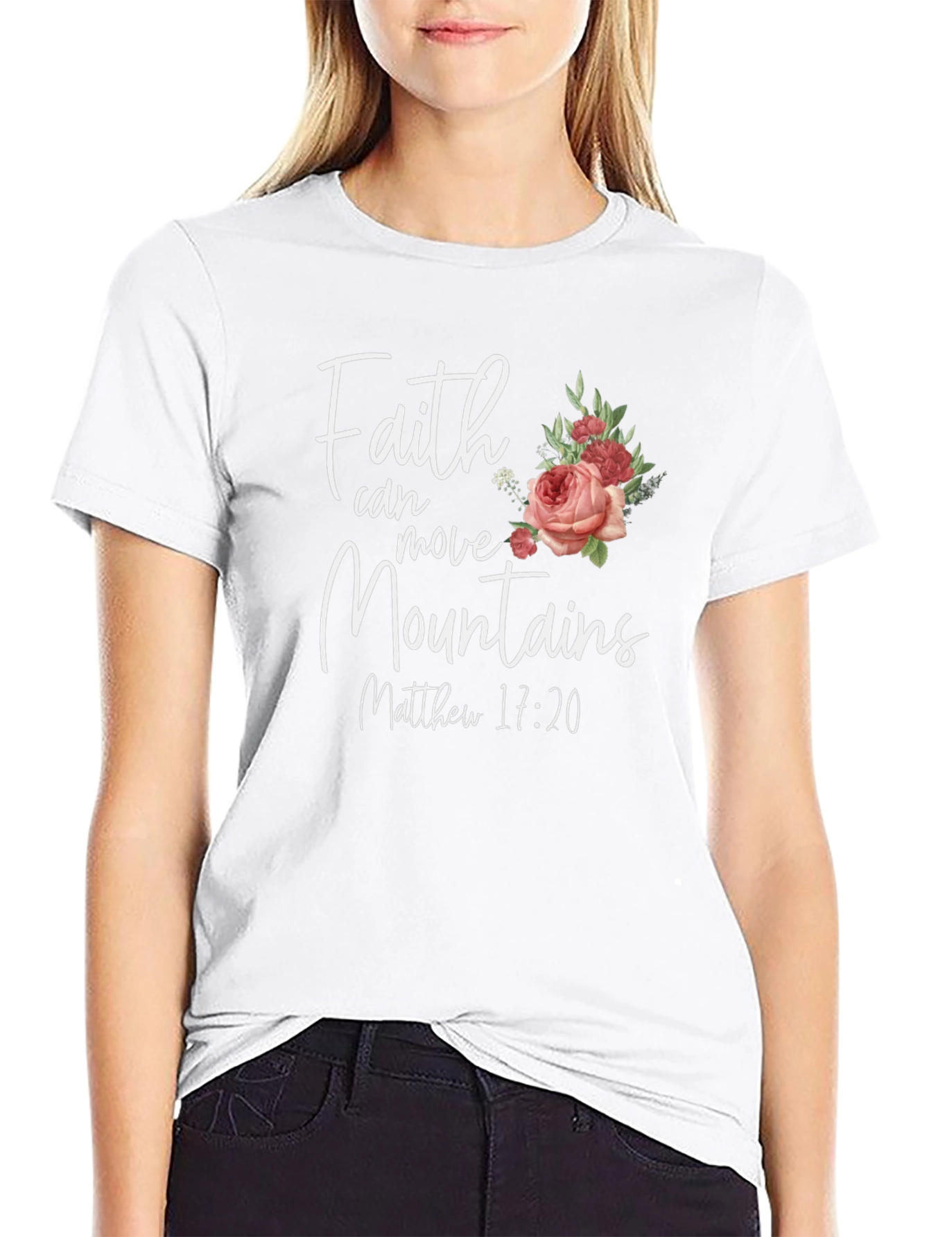 Faith Can Move Mountains Christian T-Shirt