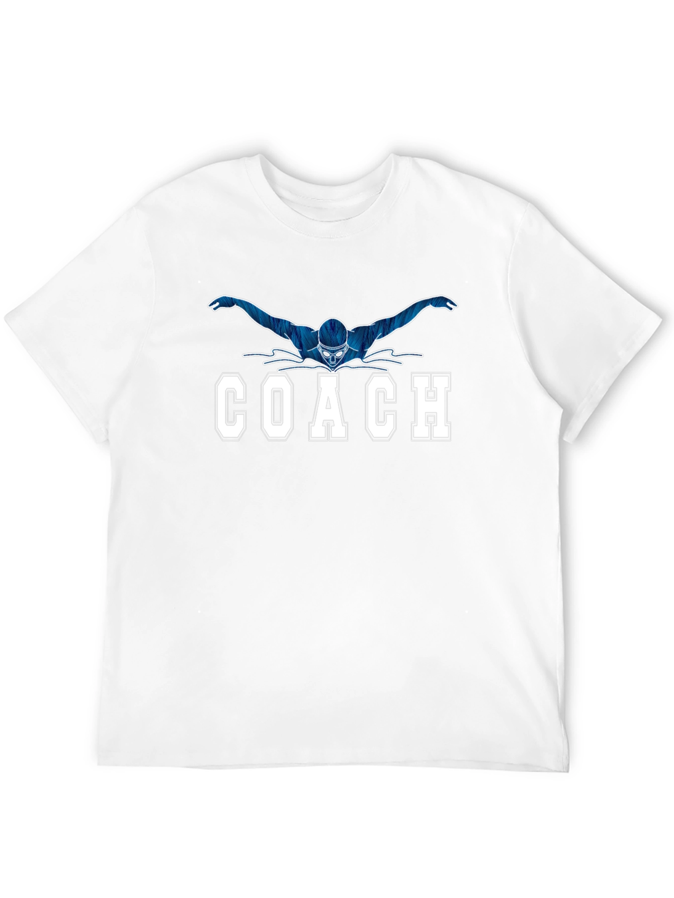 Swimmer Coach Graphic T-Shirt
