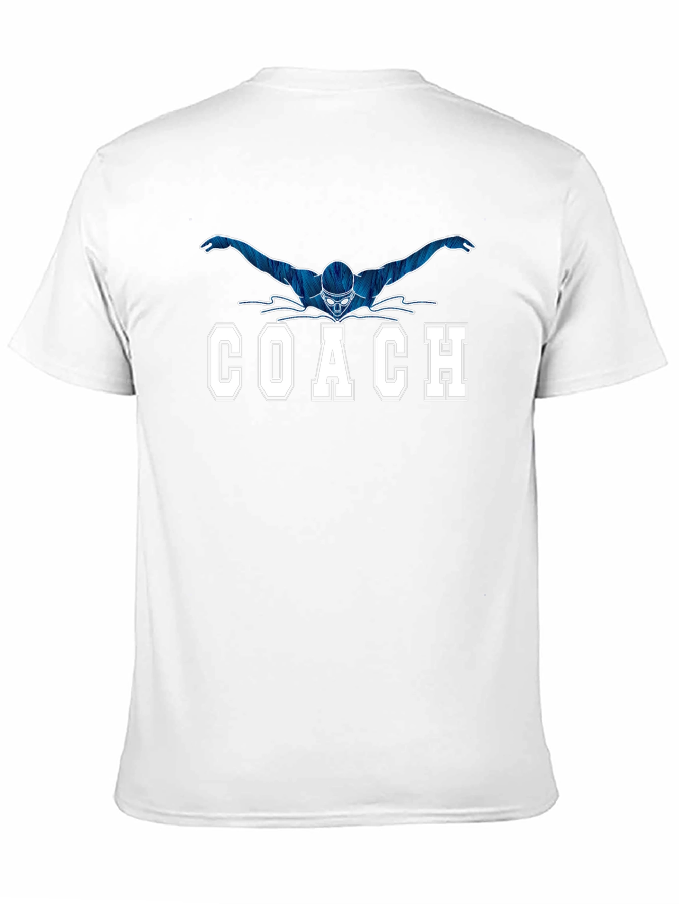 Swimmer Coach Graphic T-Shirt