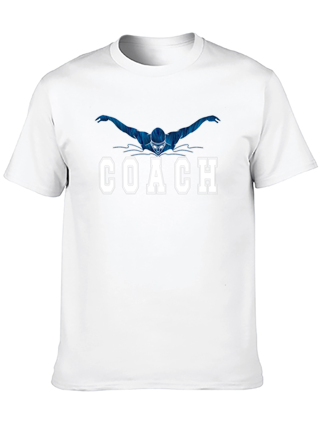 Swimmer Coach Graphic T-Shirt