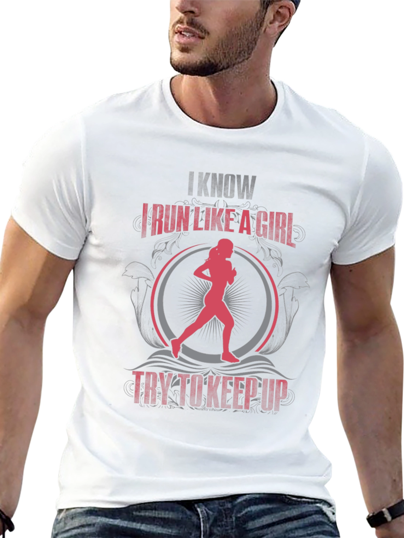 I Know I Run Like a Girl Graphic Tee