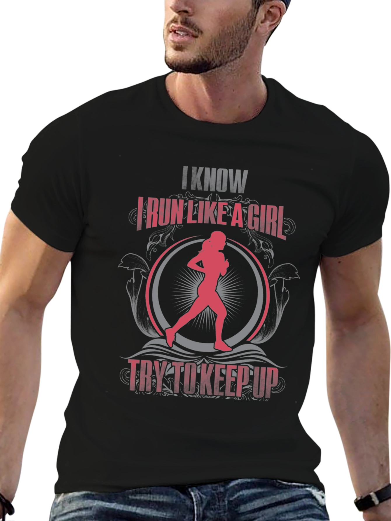 I Know I Run Like a Girl Graphic Tee
