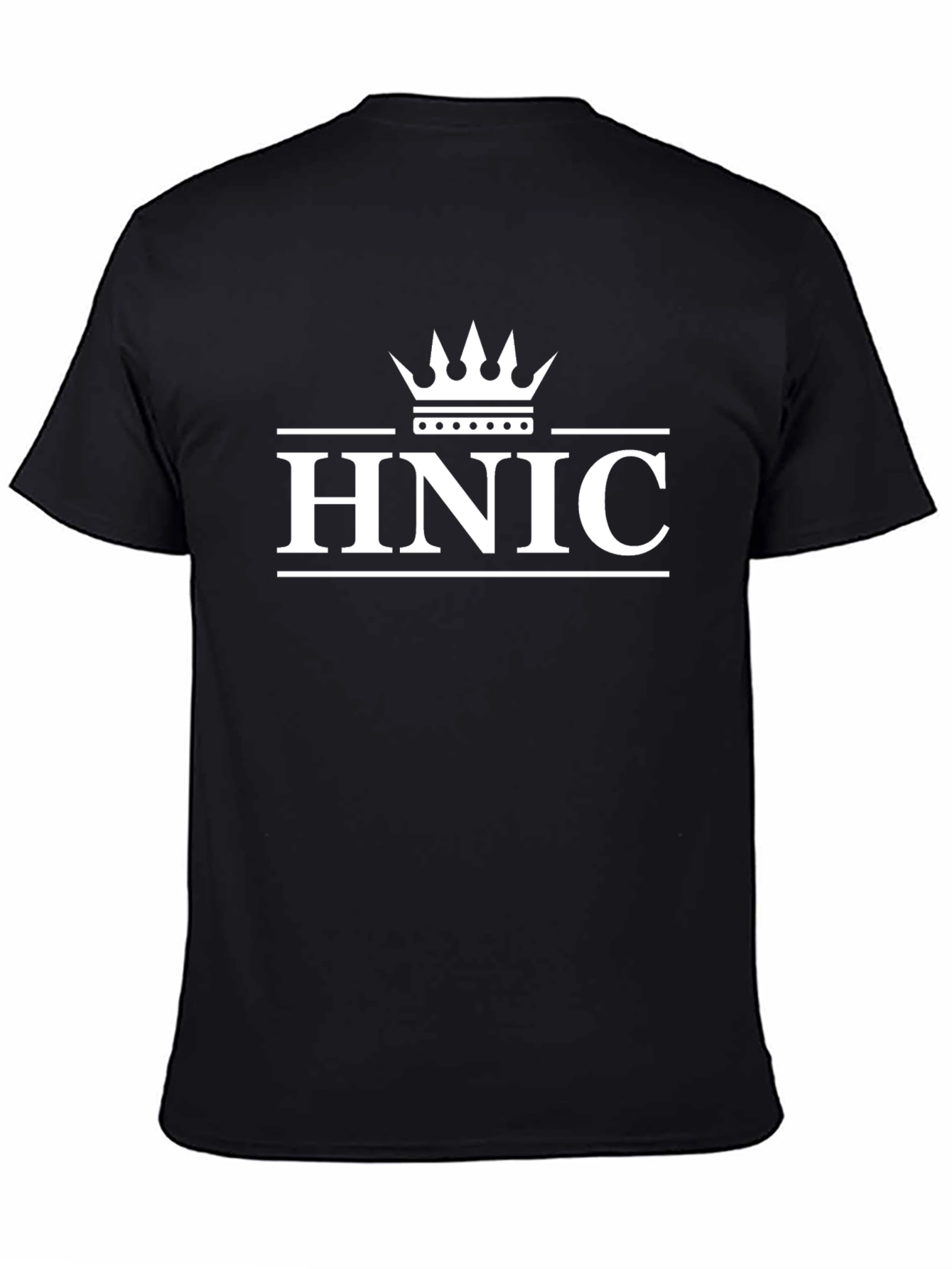 HNIC T-Shirt - Black - Crown Design