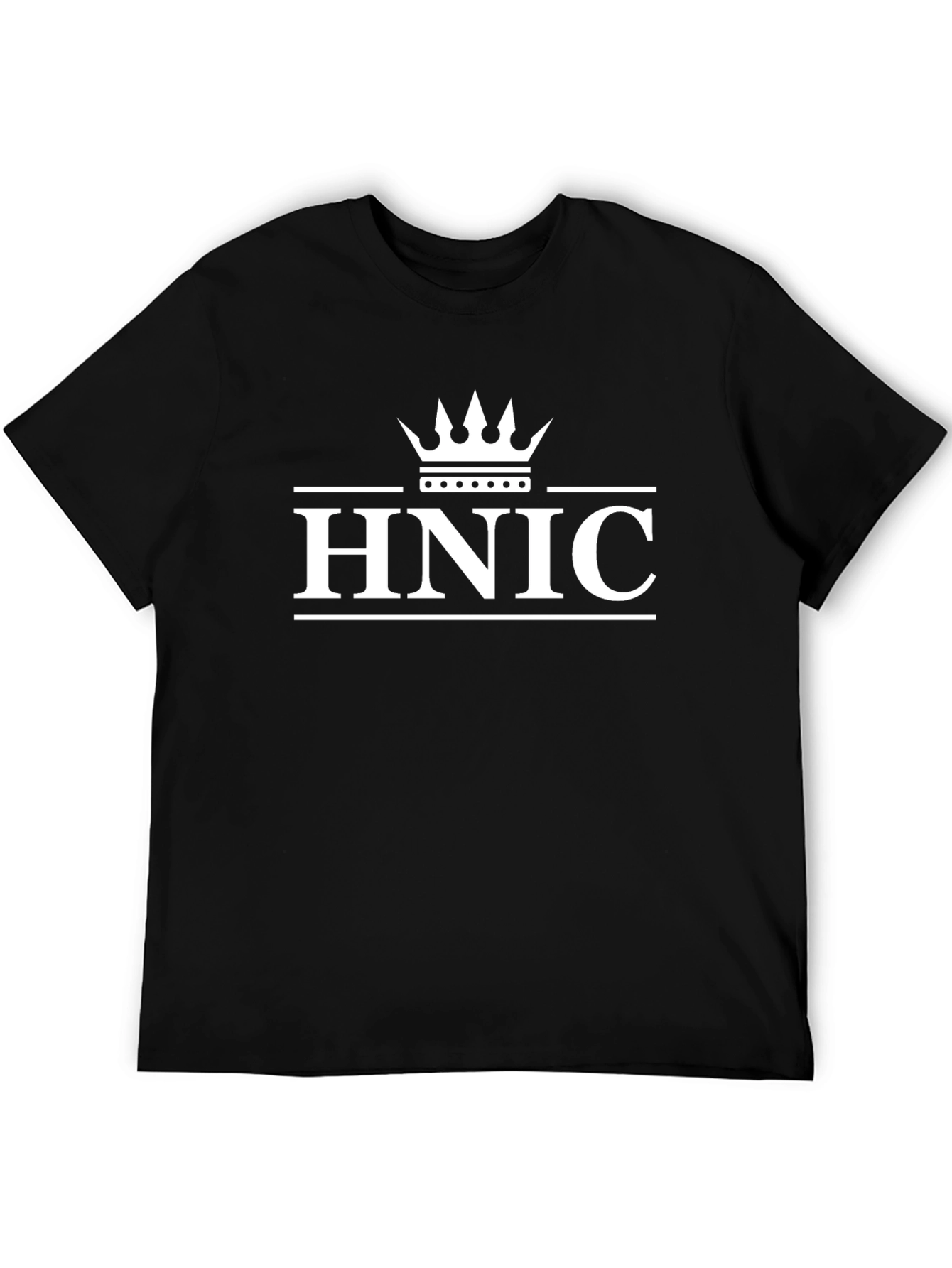 HNIC T-Shirt - Black - Crown Design