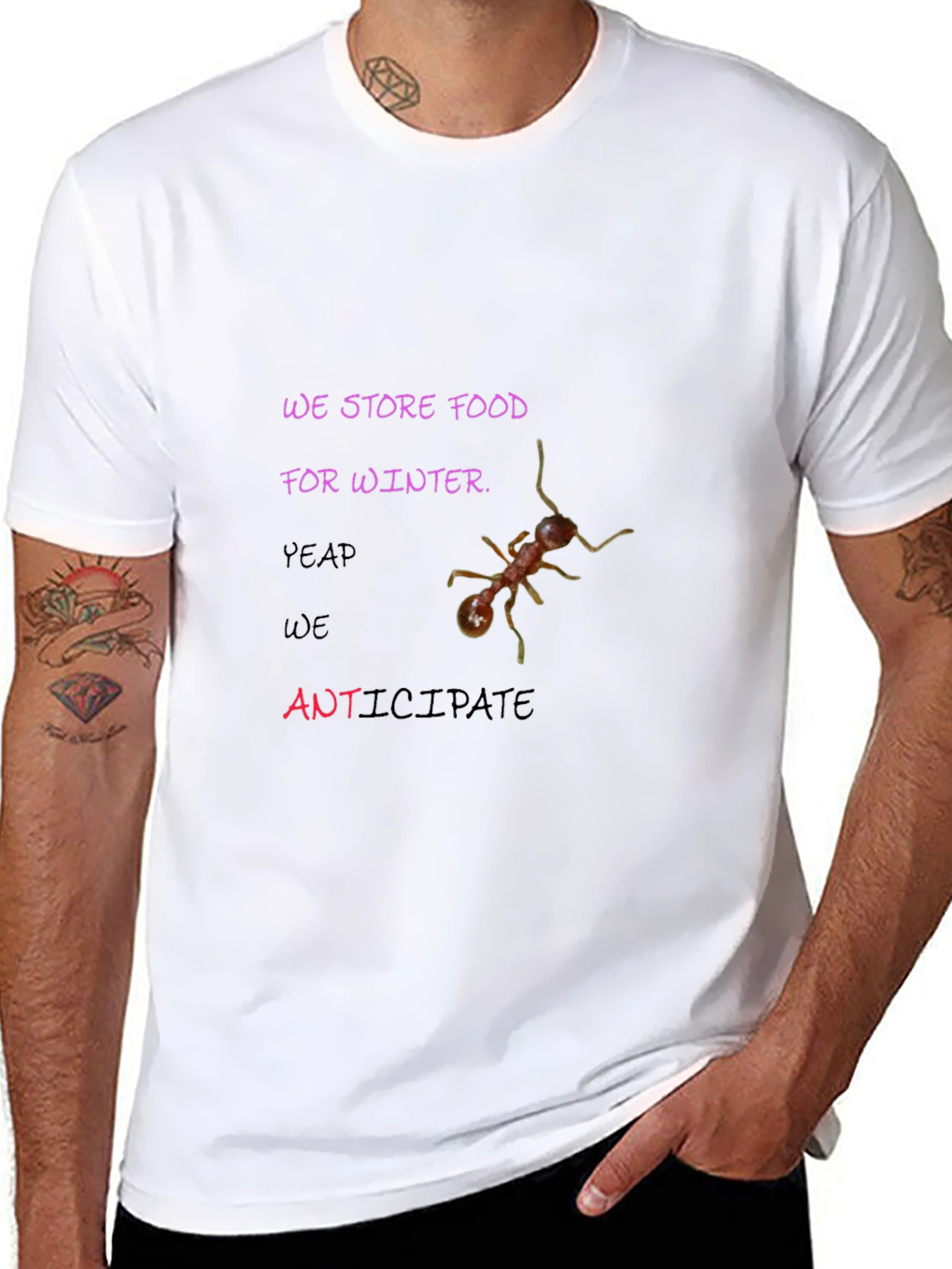 We Store Food for Winter Graphic Tee