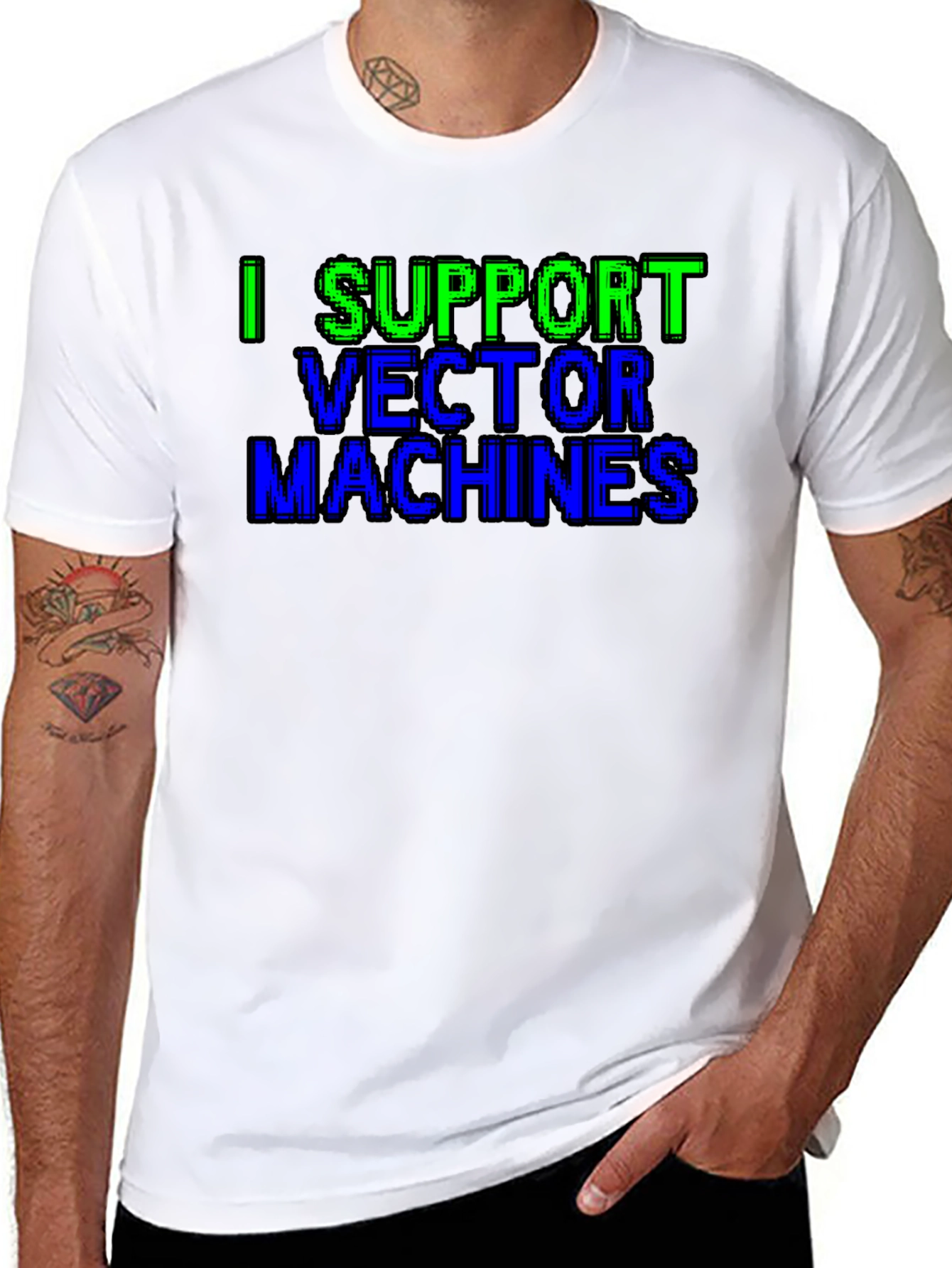 I Support Vector Machines Graphic Tee
