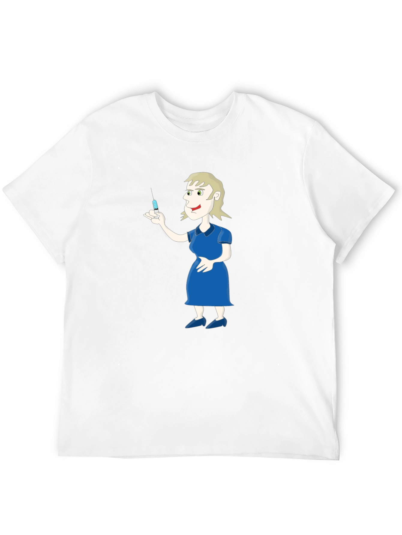 Cartoon Nurse Graphic Tee