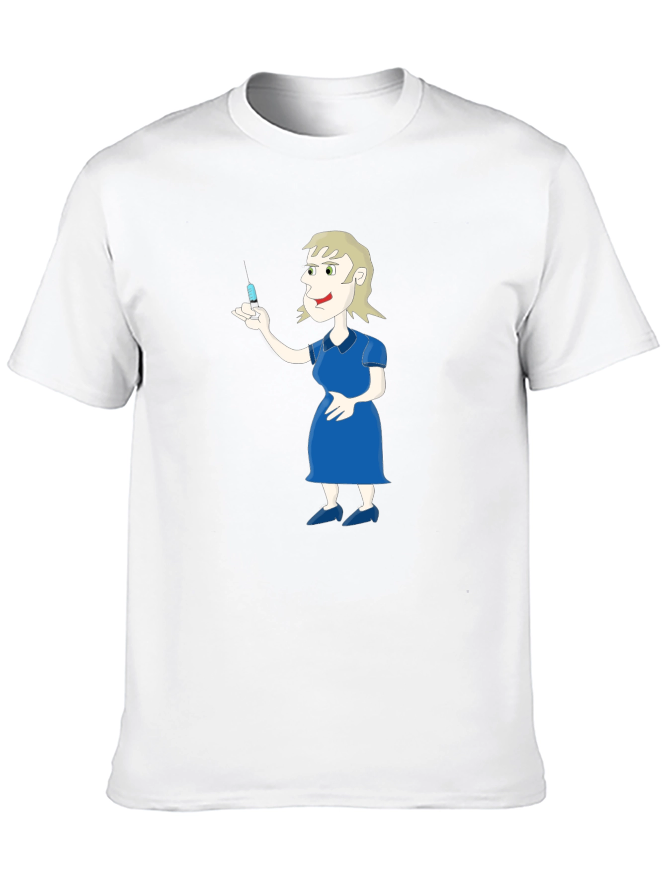 Cartoon Nurse Graphic Tee