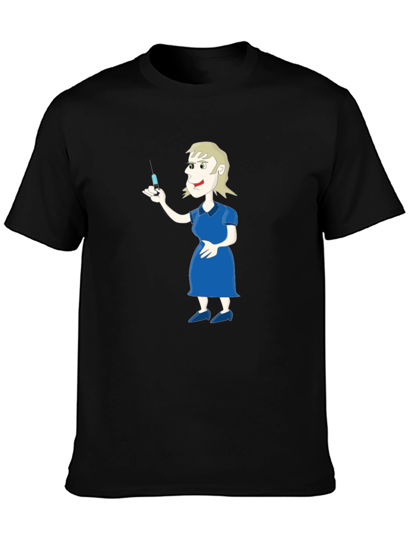 Cartoon Nurse Graphic Tee