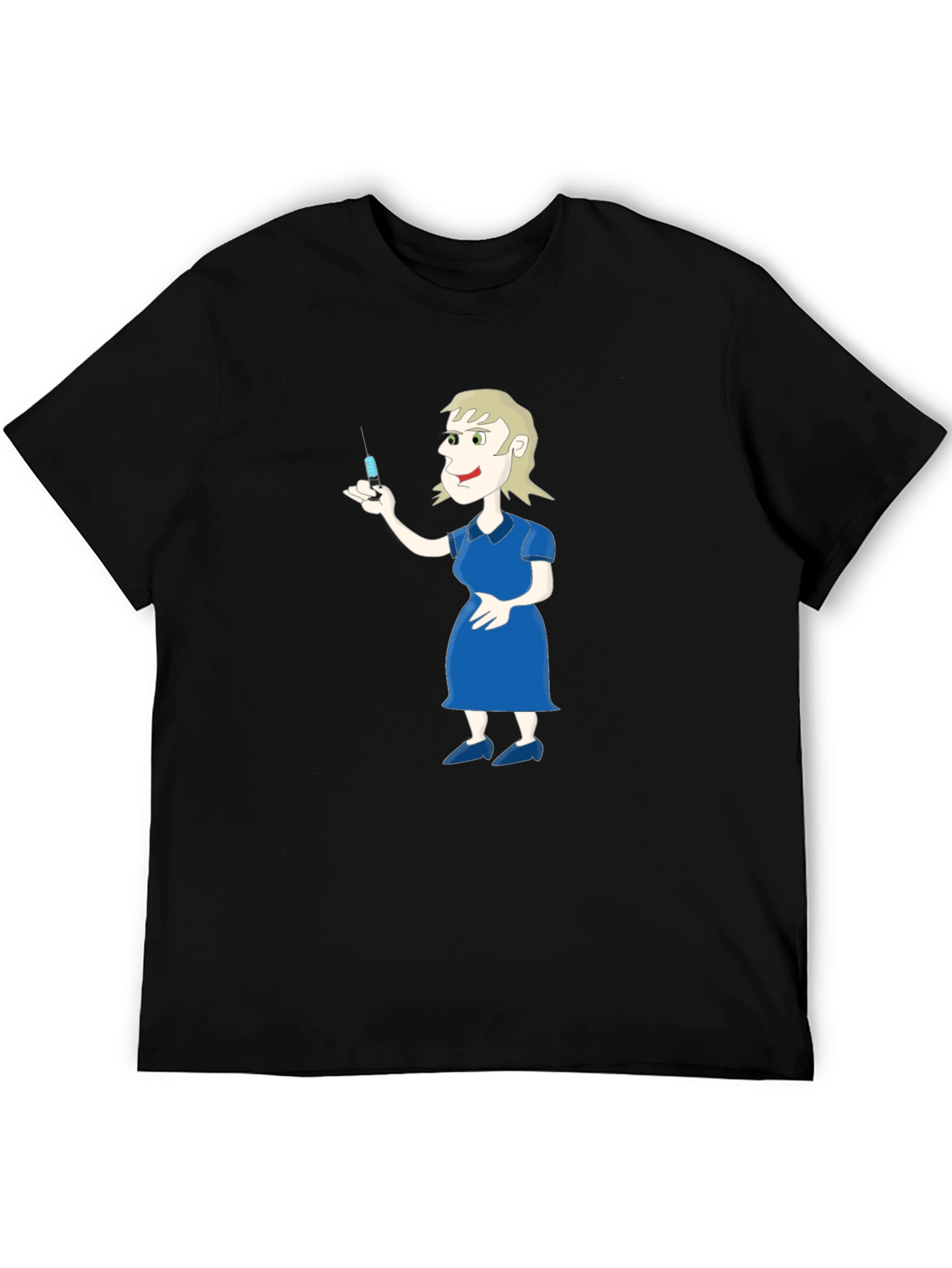 Cartoon Nurse Graphic Tee