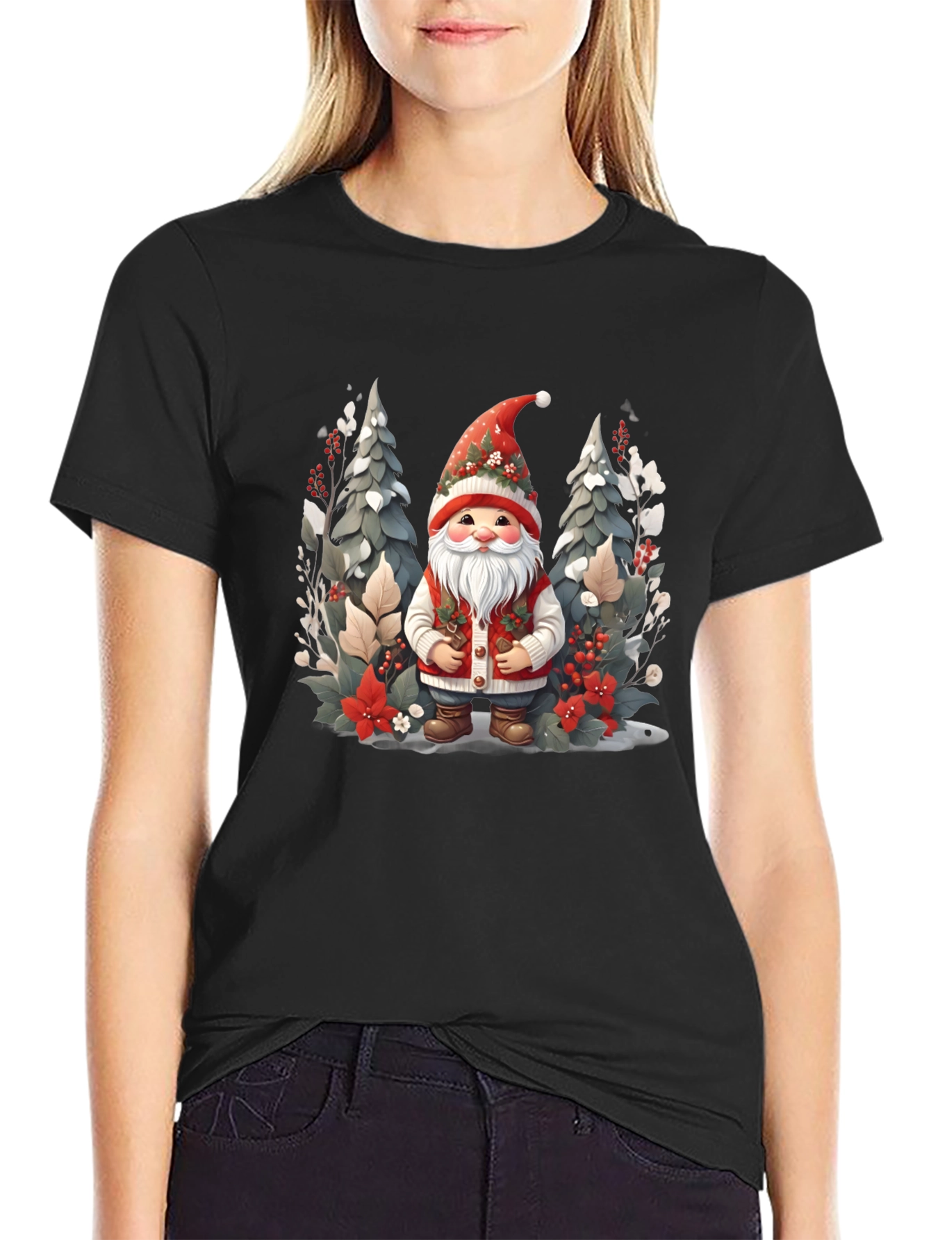 Festive Gnome Graphic Tee
