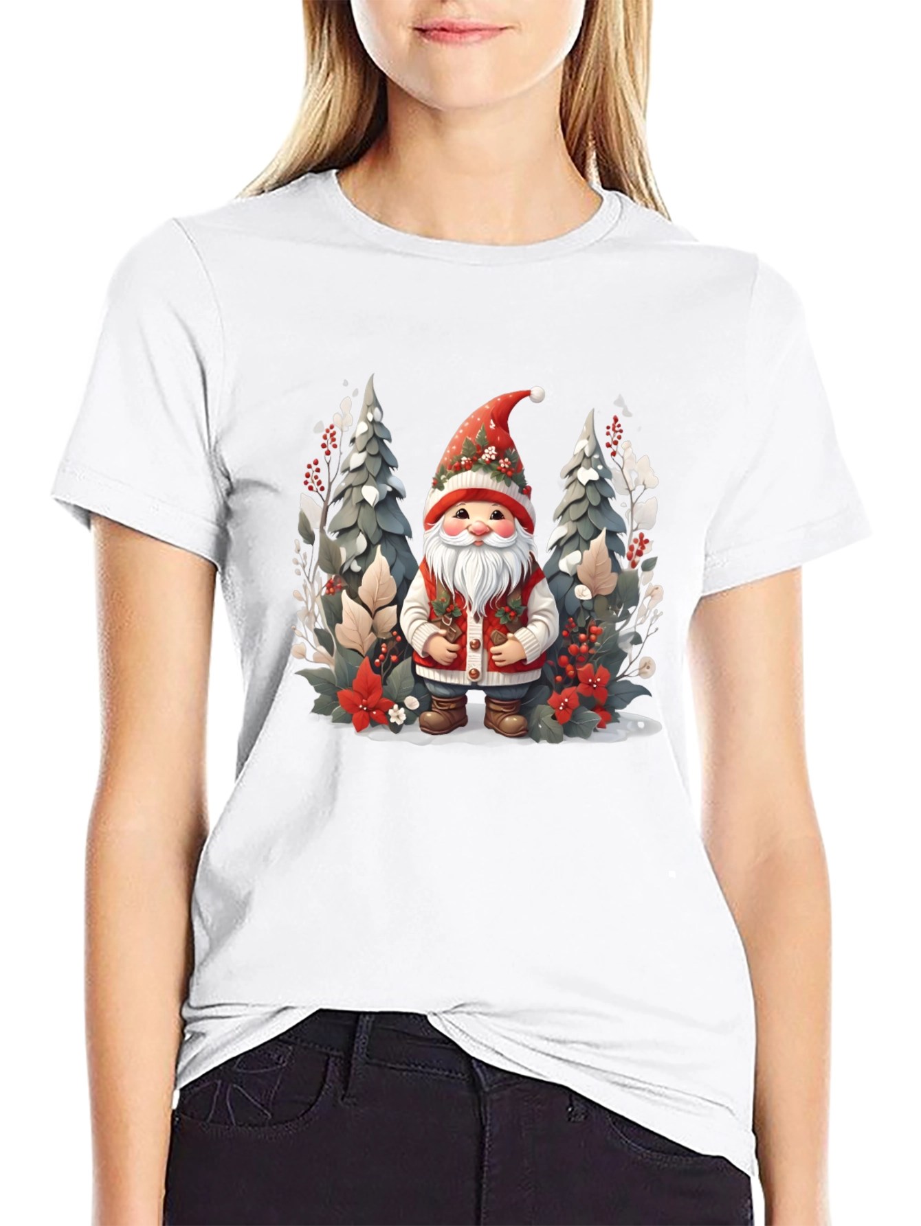 Festive Gnome Graphic Tee