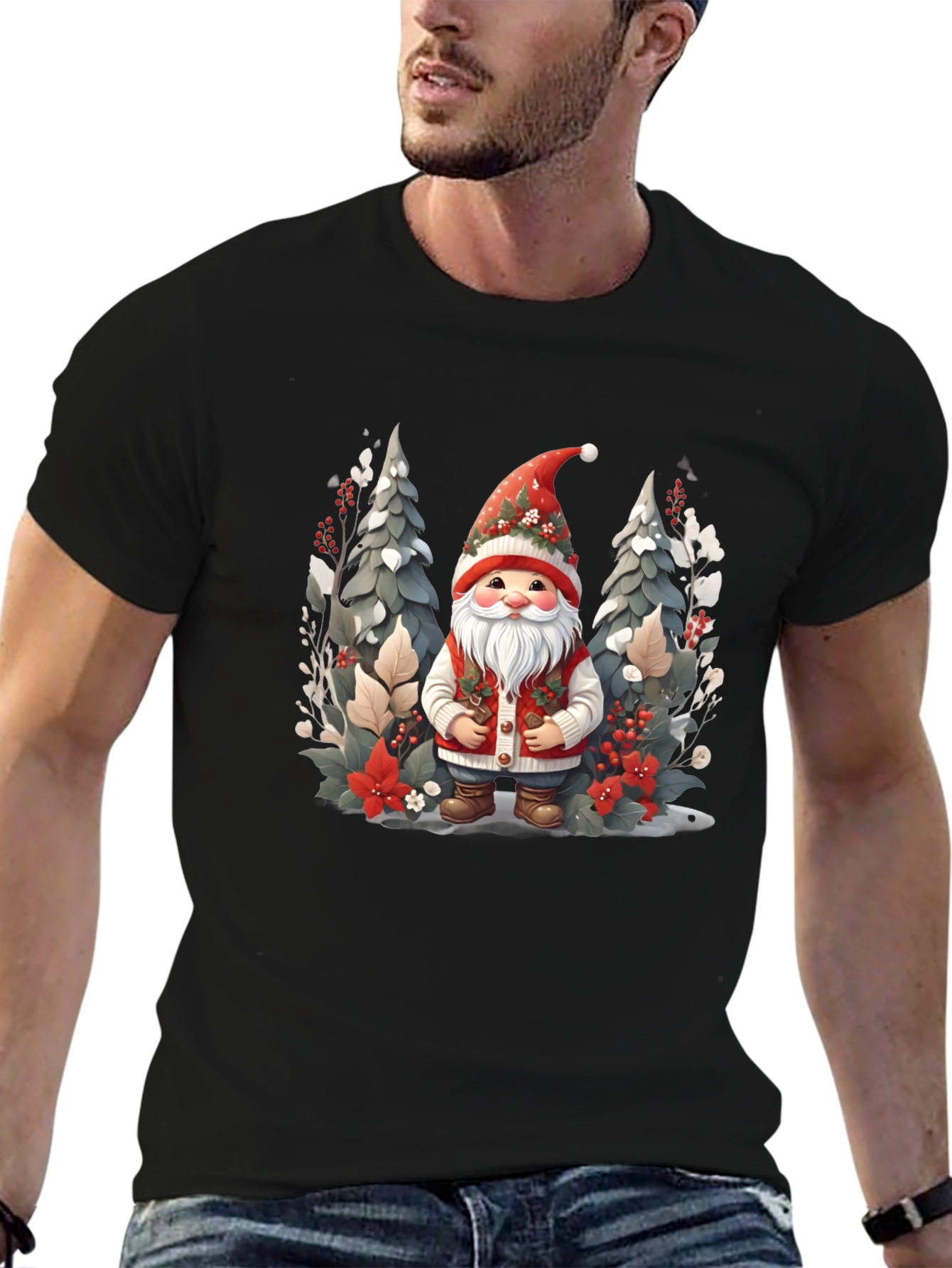 Festive Gnome Graphic Tee