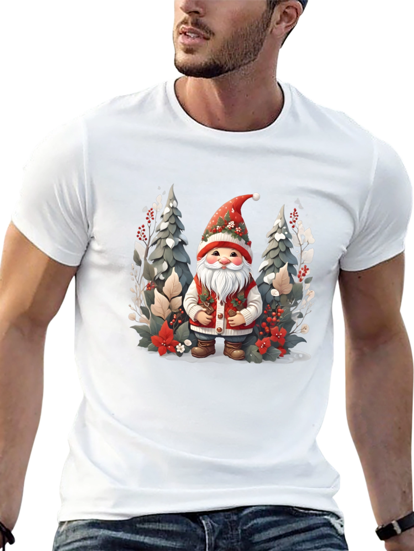 Festive Gnome Graphic Tee
