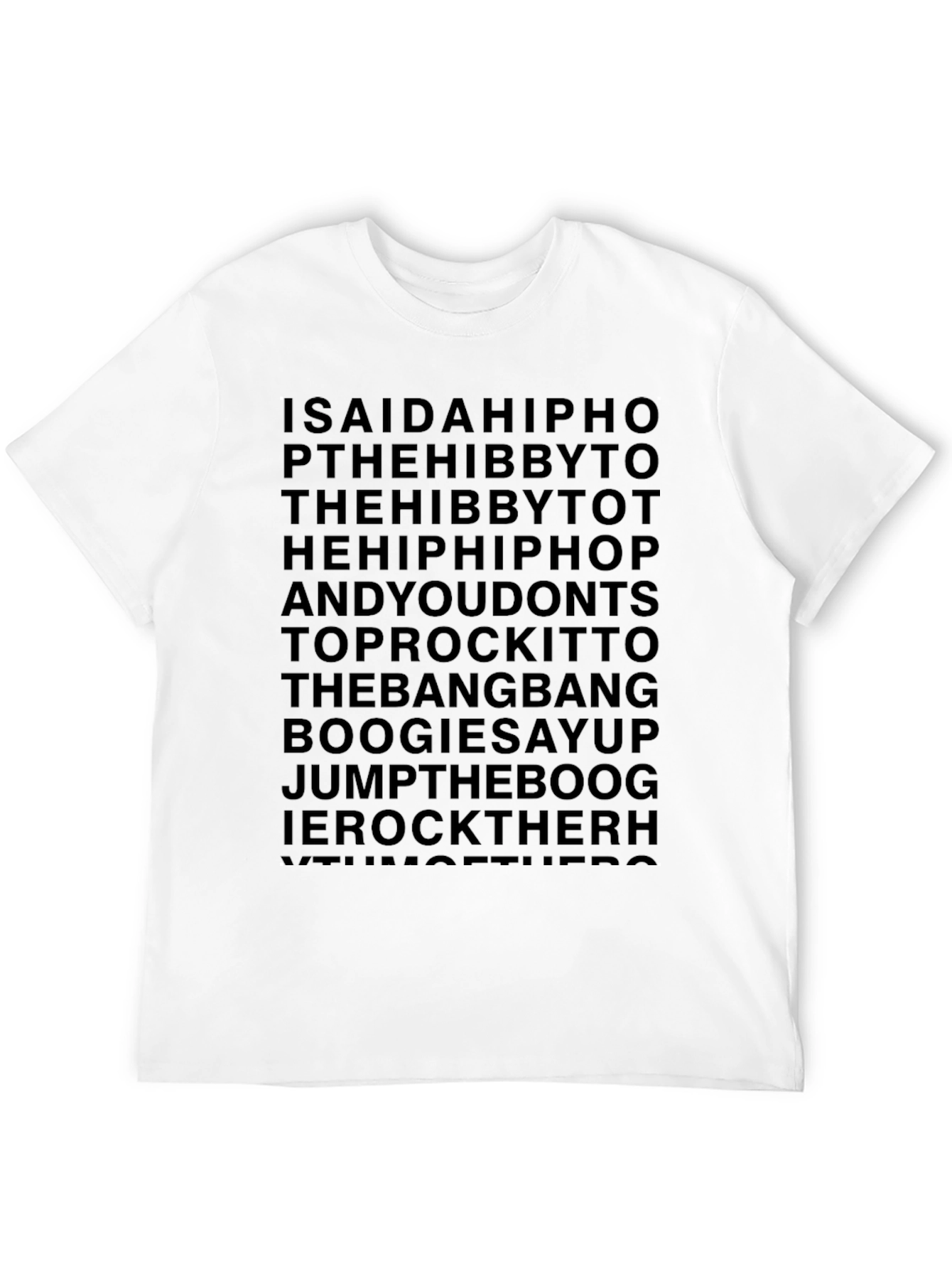 Isaiah Hip Hop T-Shirt - Rhyme Master Black Tee