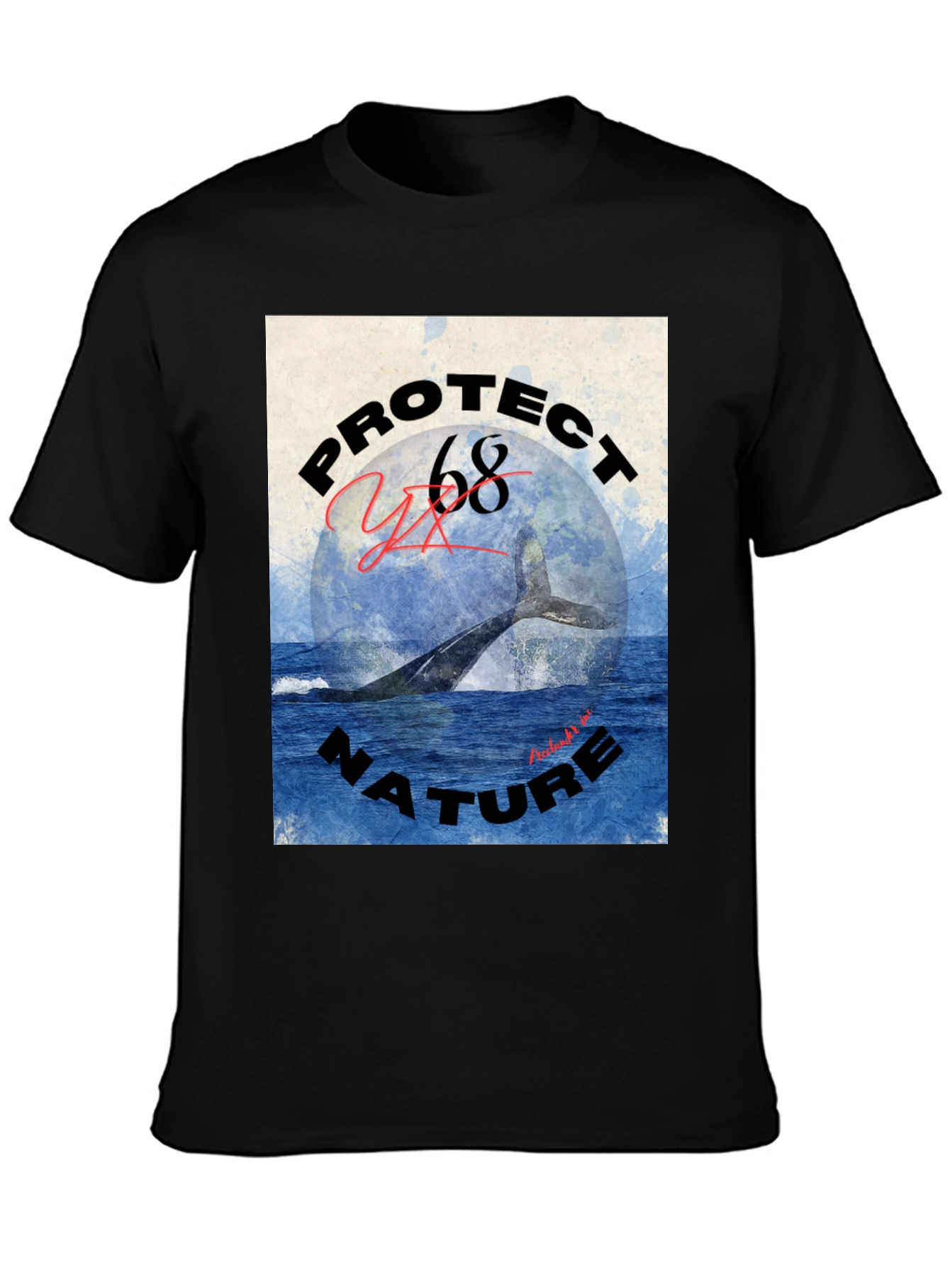 Protect Nature Whale Graphic Tee