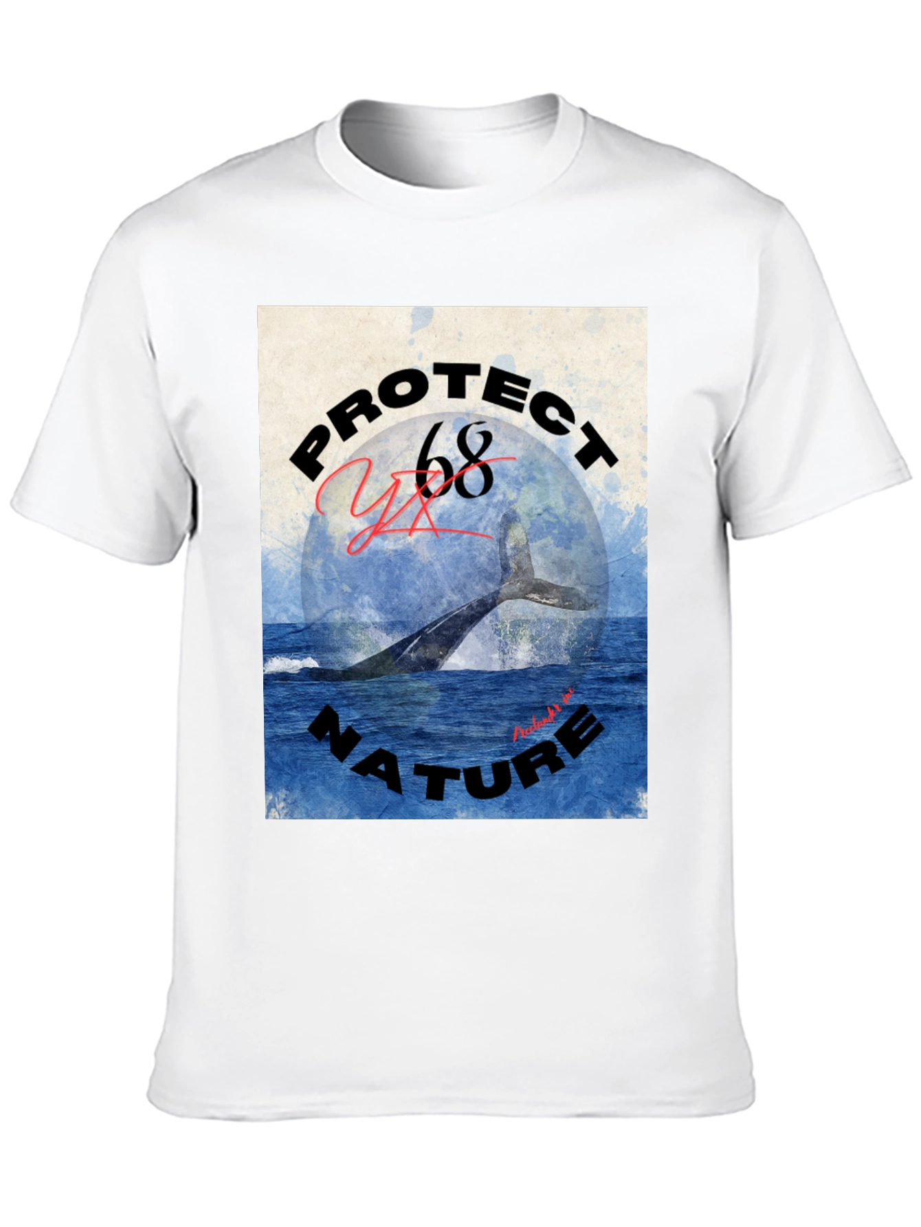 Protect Nature Whale Graphic Tee