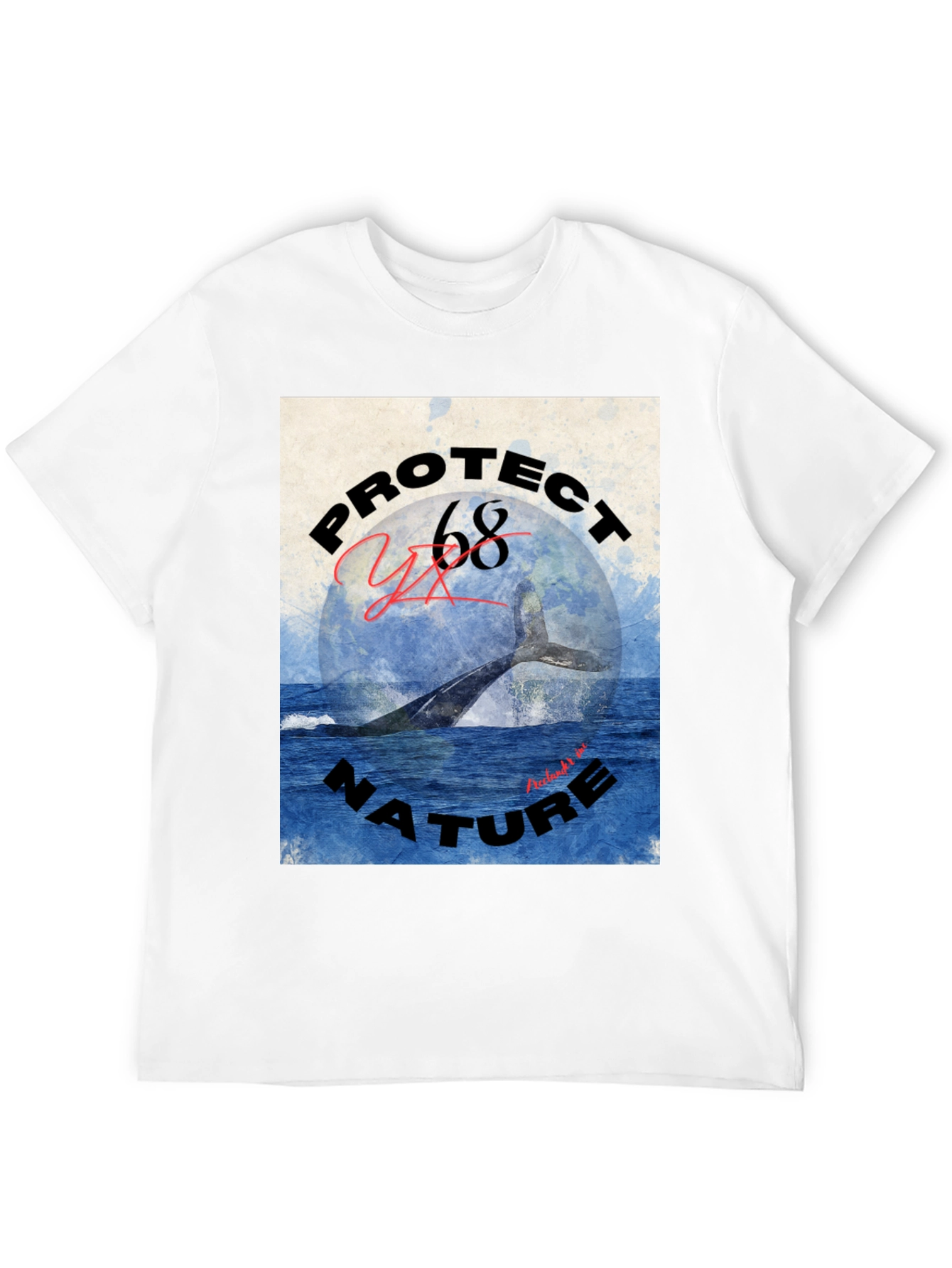 Protect Nature Whale Graphic Tee