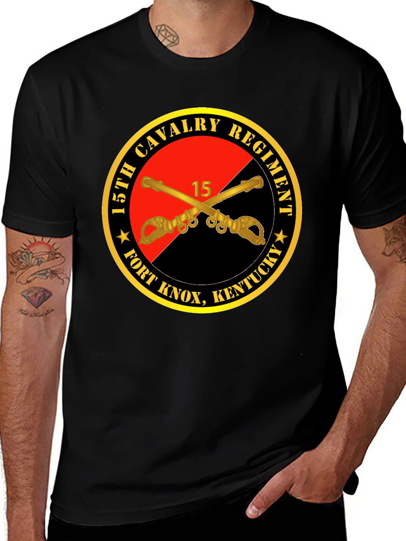 15th Cavalry Regiment T-Shirt - Fort Knox Kentucky
