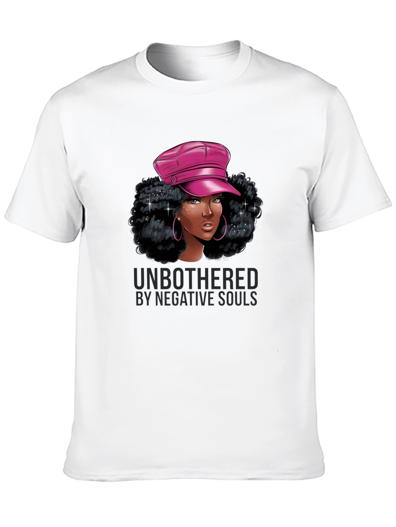 Unbothered Graphic Tee - Stylish Black T-Shirt