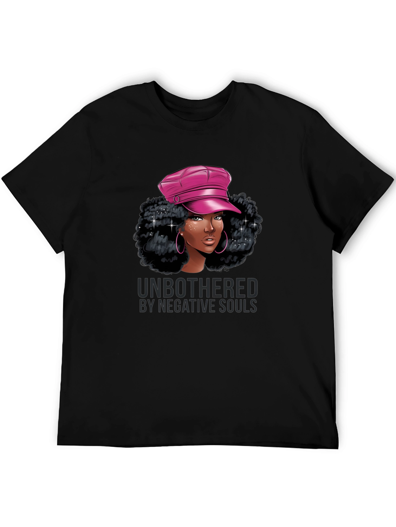 Unbothered Graphic Tee - Stylish Black T-Shirt