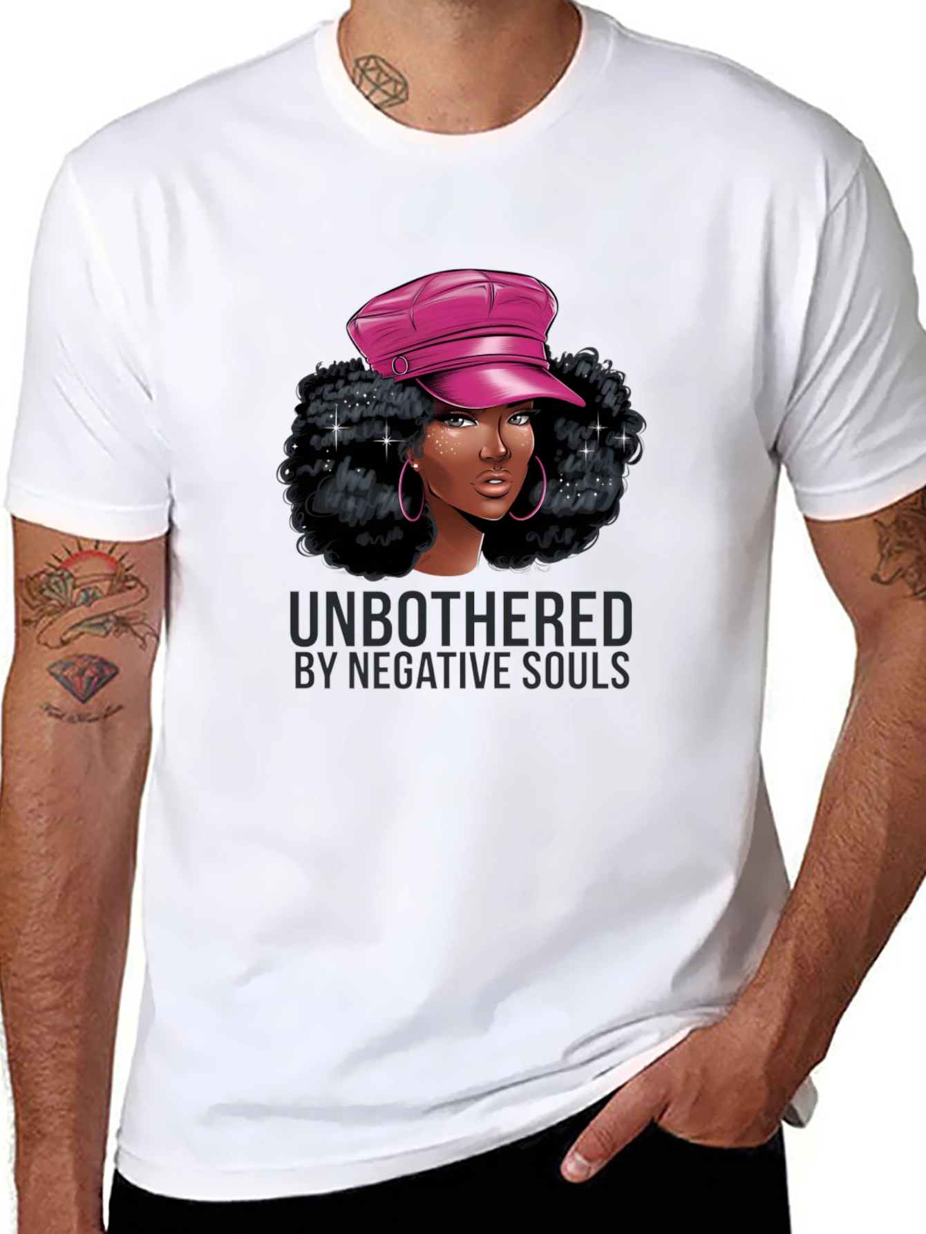 Unbothered Graphic Tee - Stylish Black T-Shirt