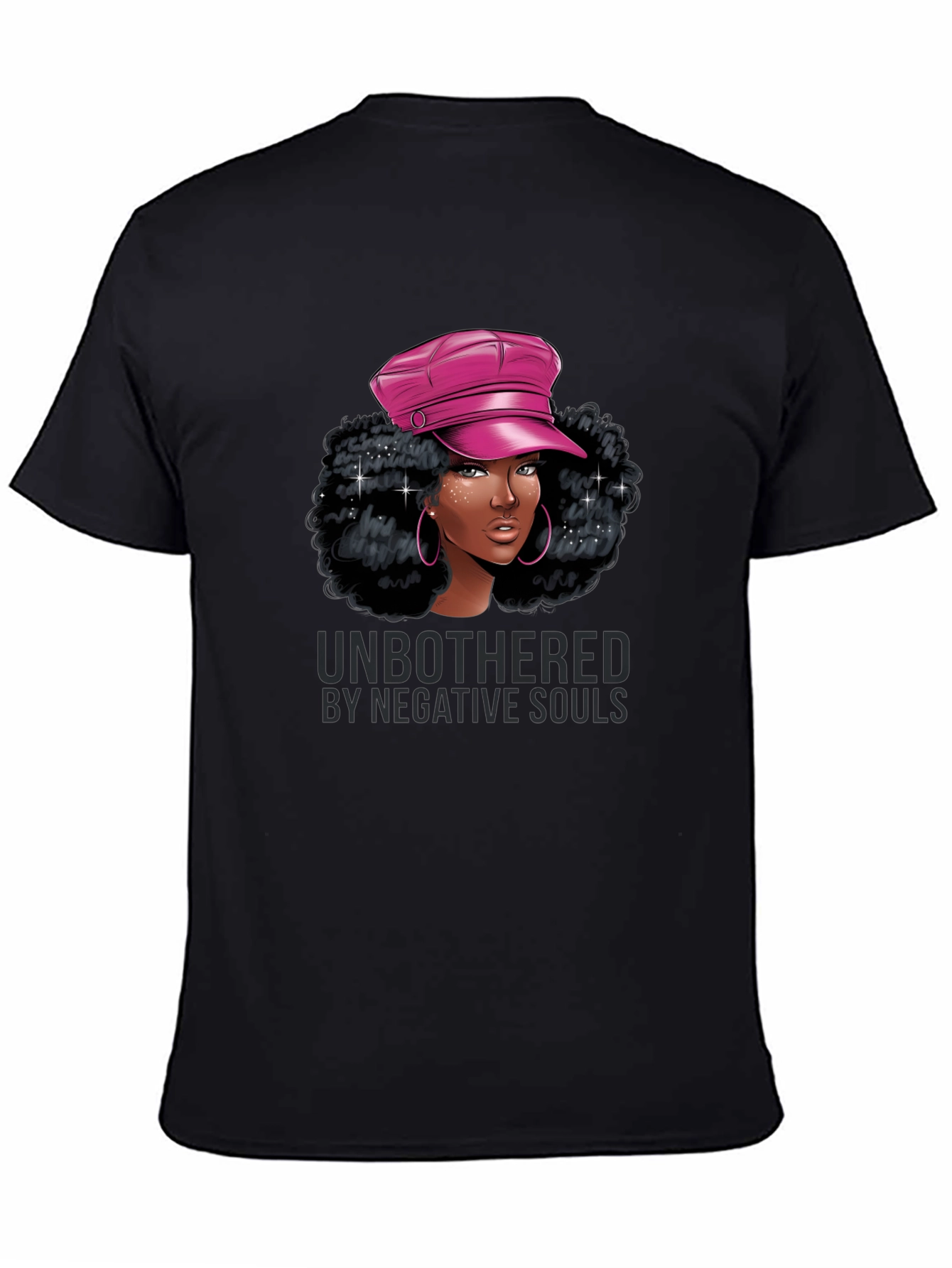 Unbothered Graphic Tee - Stylish Black T-Shirt