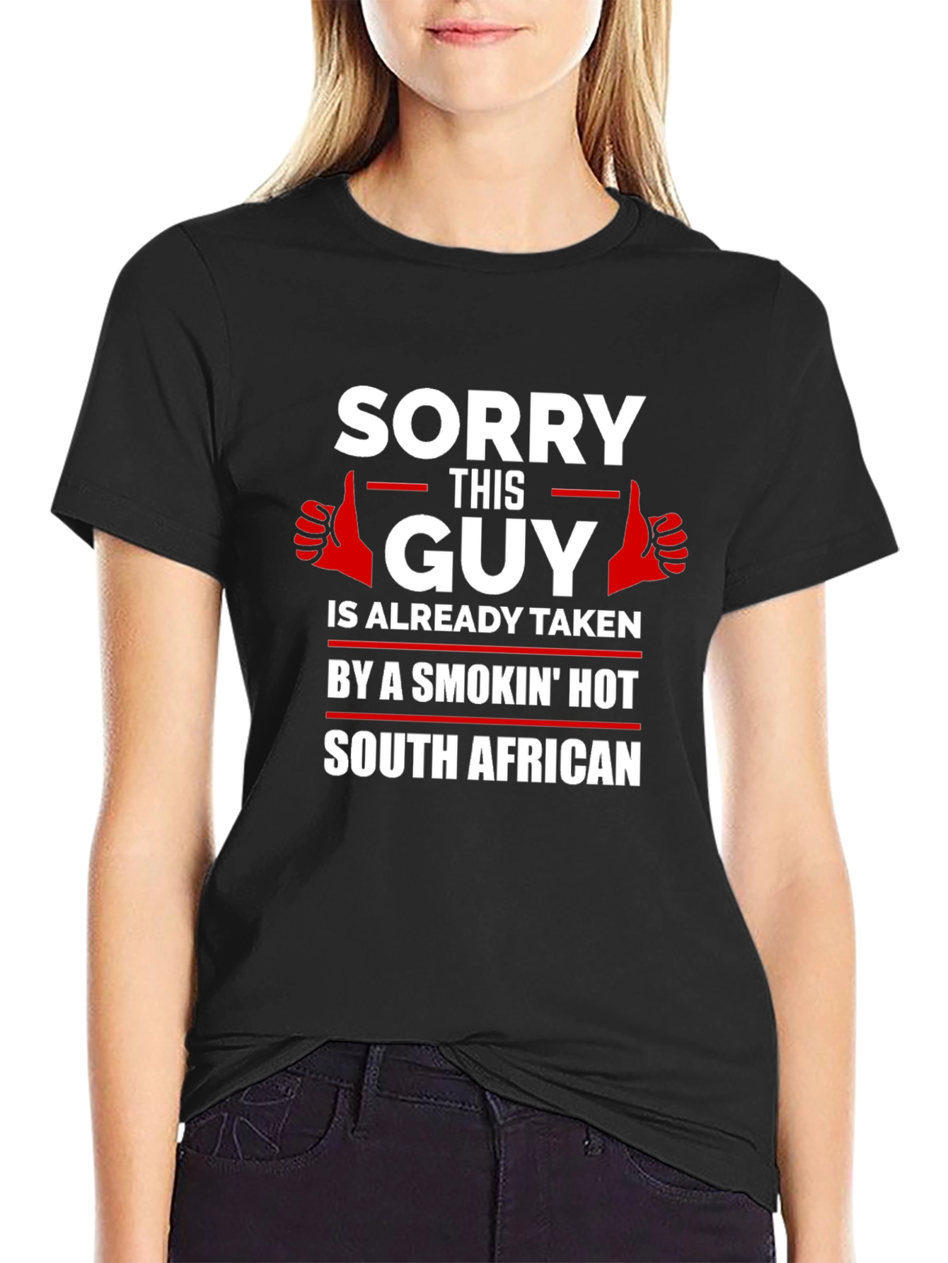 Sorry This Guy Taken South African Graphic T-Shirt