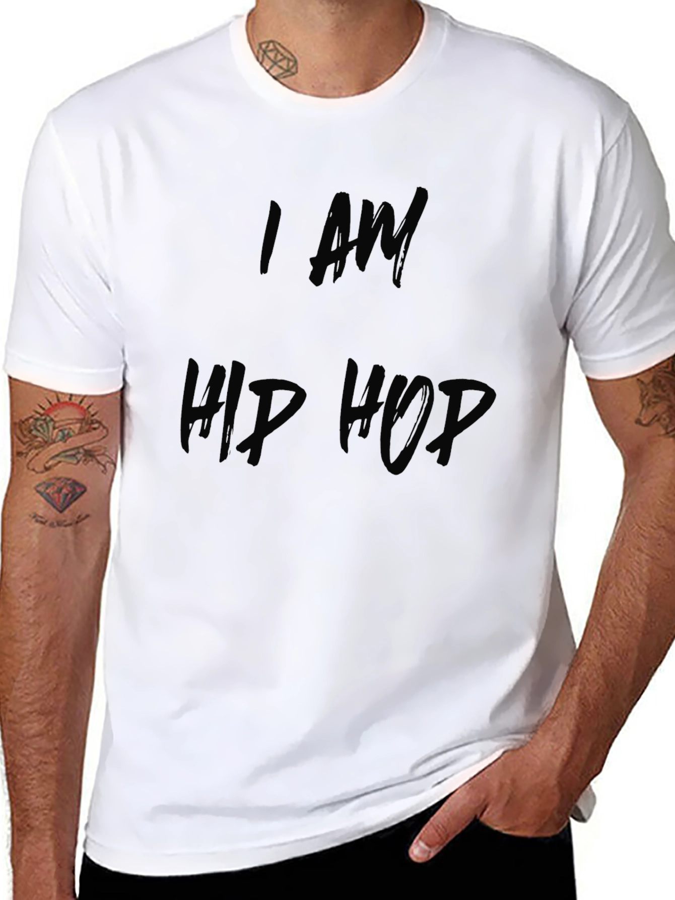I am Hip Hop Black T-Shirt